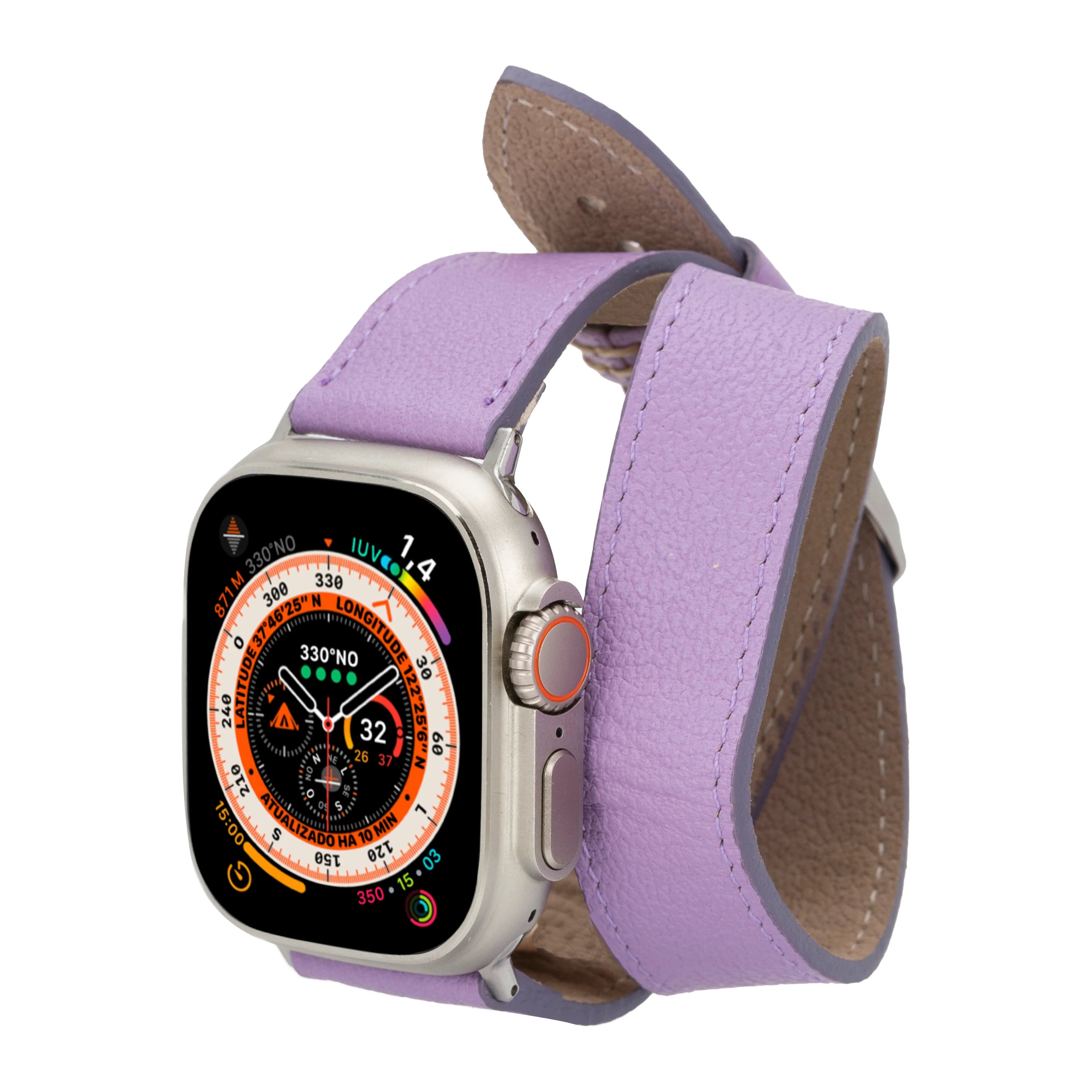 Double Tour Gerçek Deri Apple Watch Kordonu