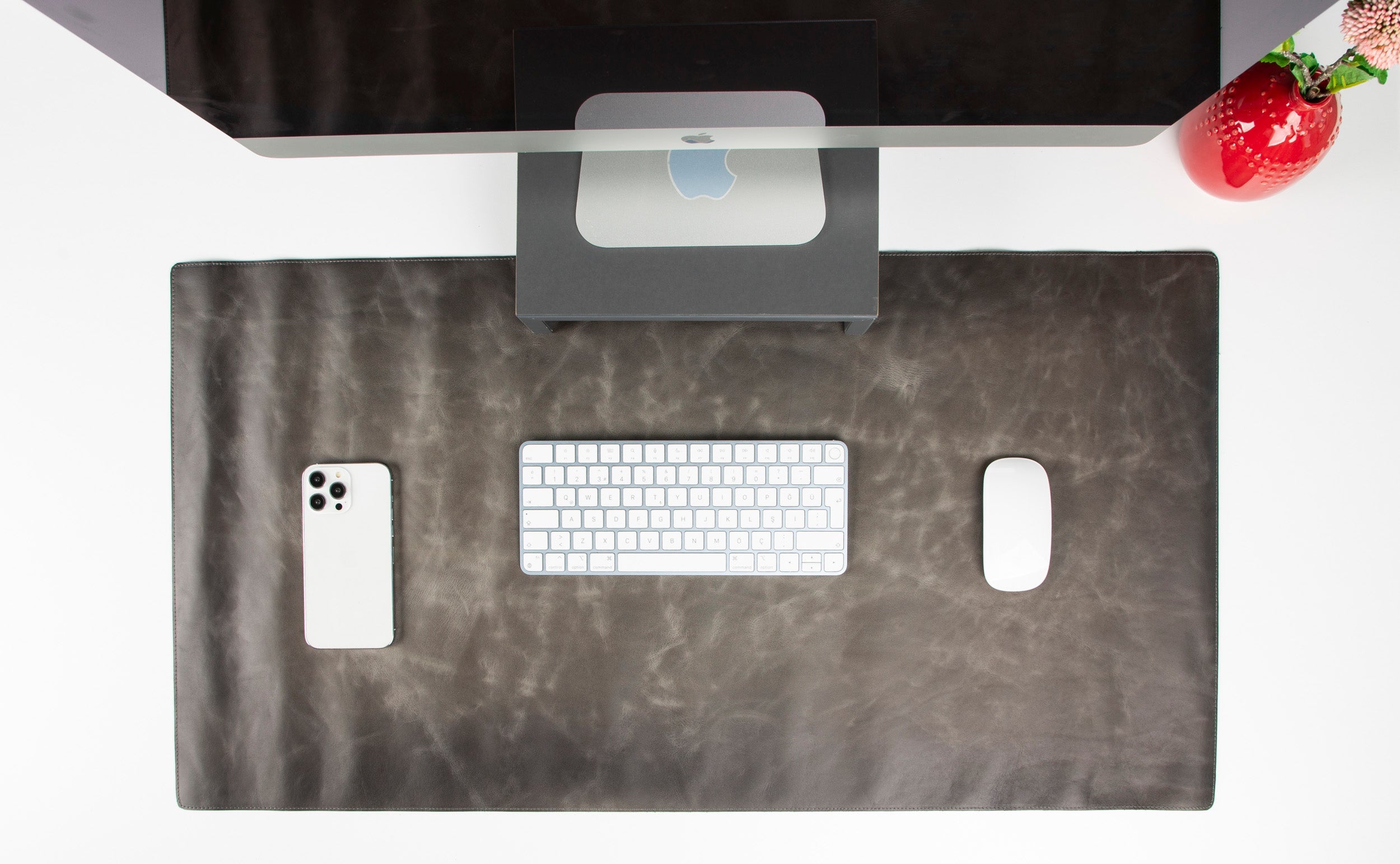 Axion Genuine Natural Leather Desk Mat