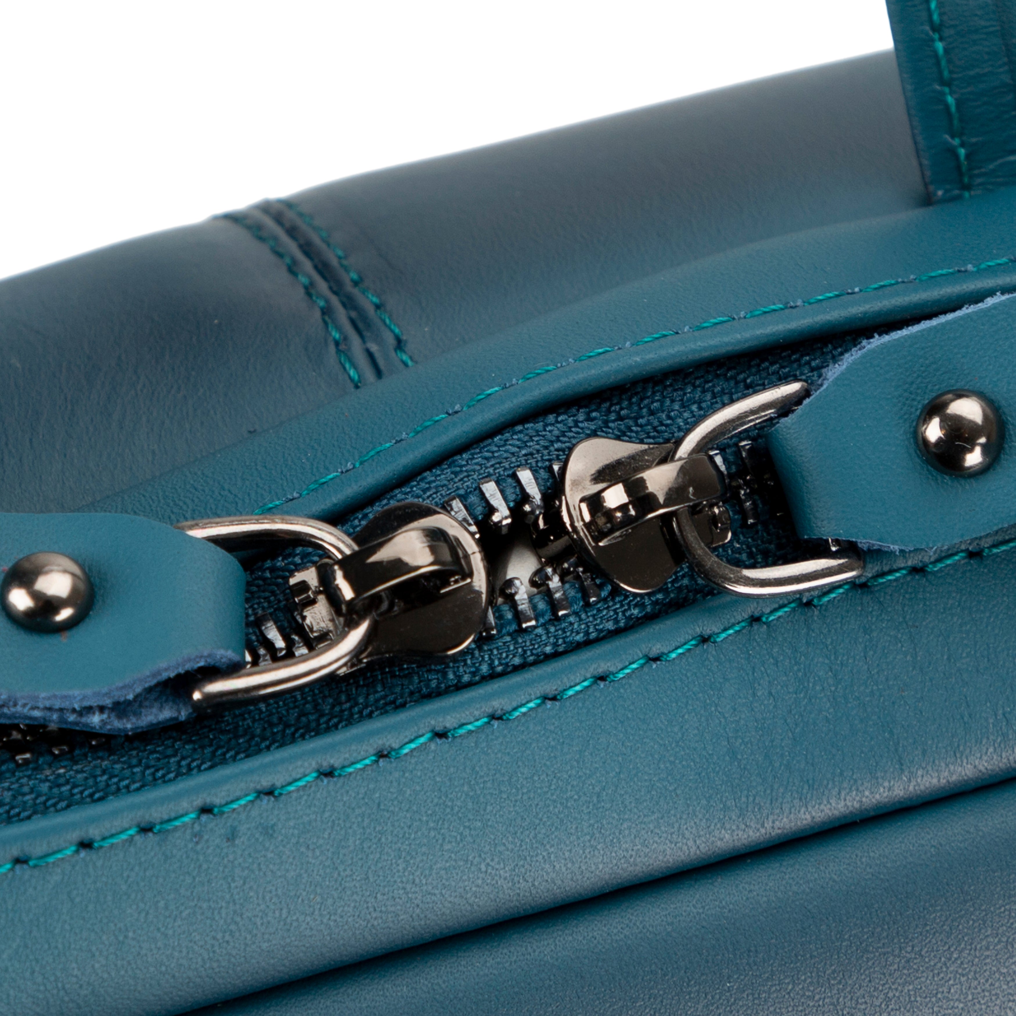 Apollo Genuine Leather Business Briefcase / Laptop Case 14"