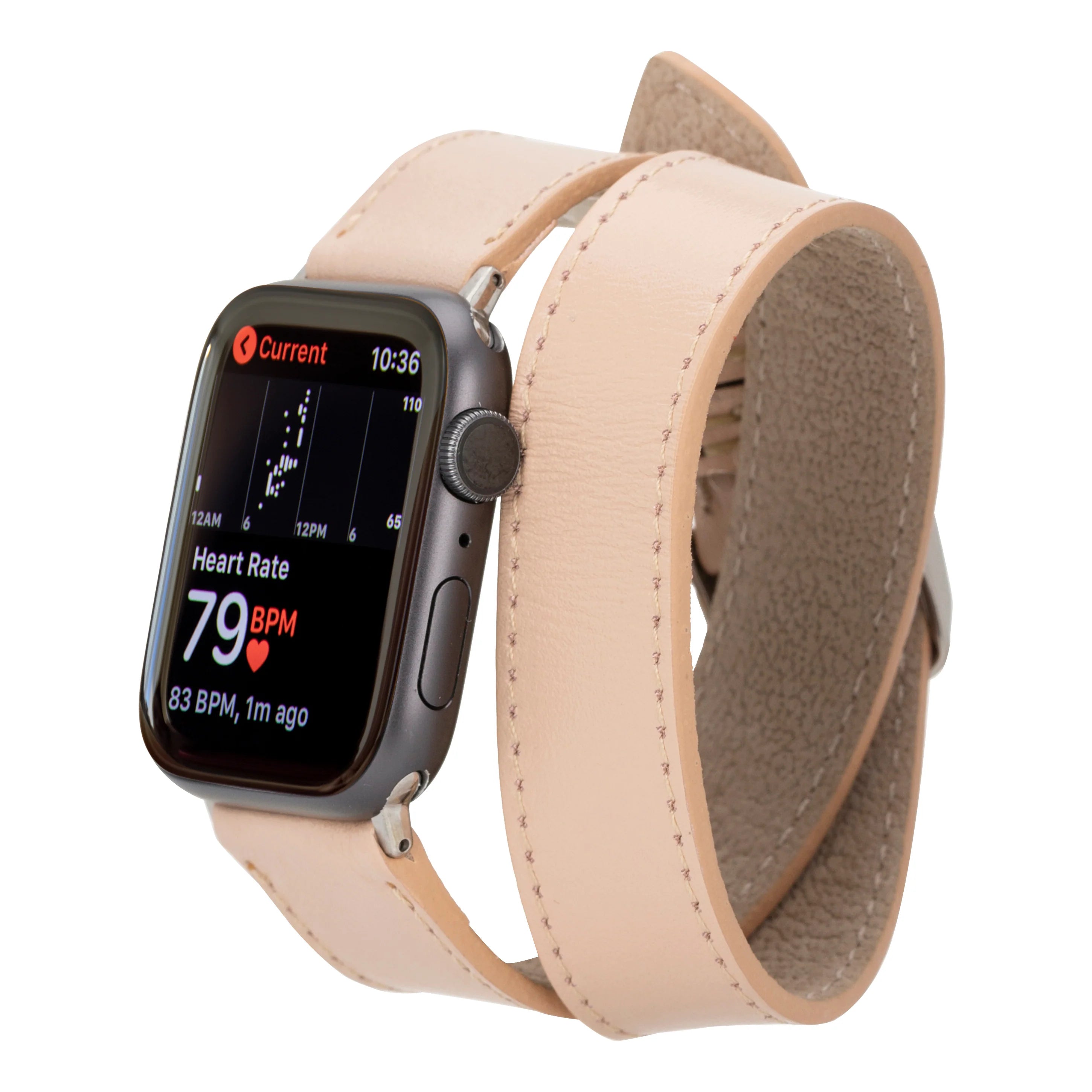 Double Tour Gerçek Deri Apple Watch Kordonu