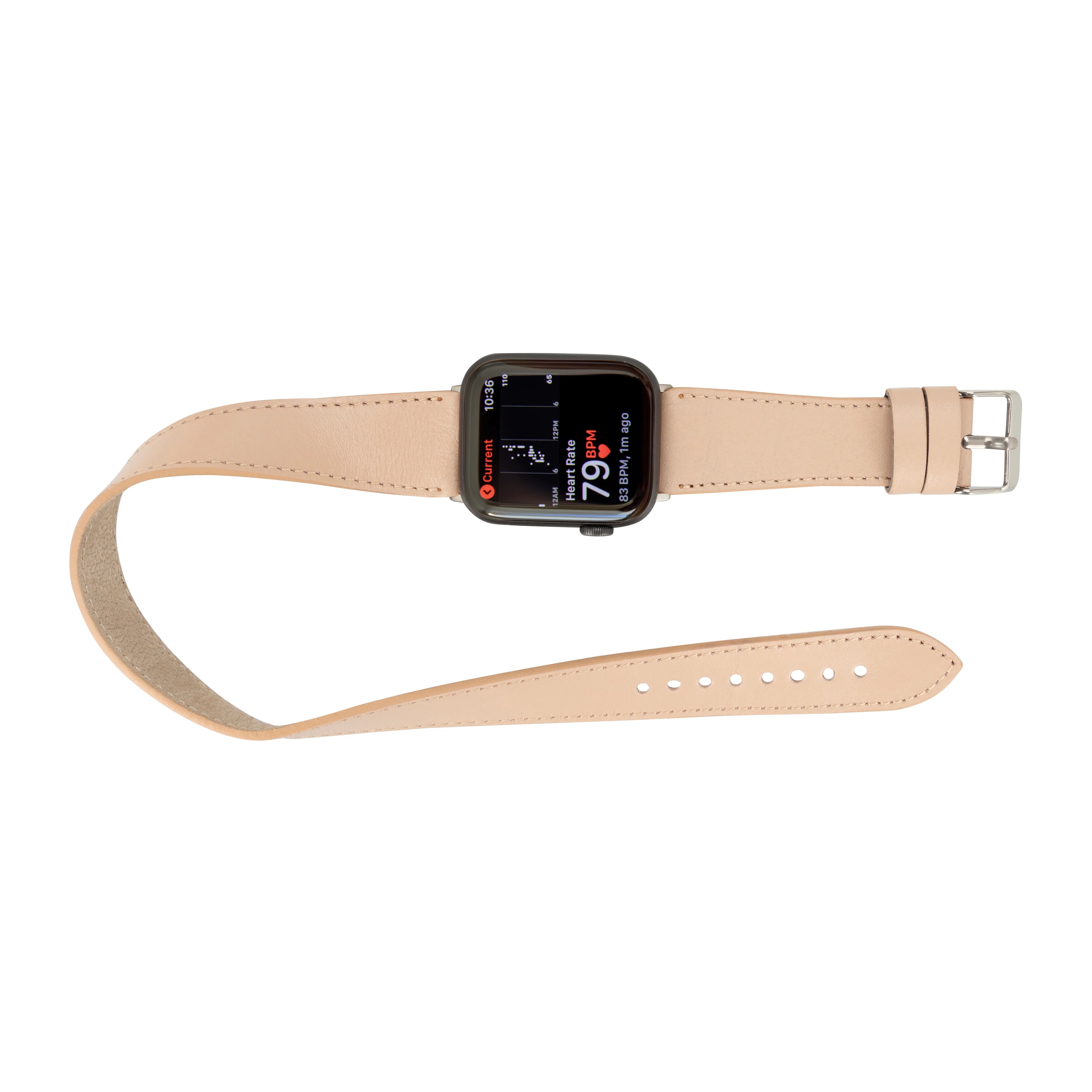 Double Tour Gerçek Deri Apple Watch Kordonu