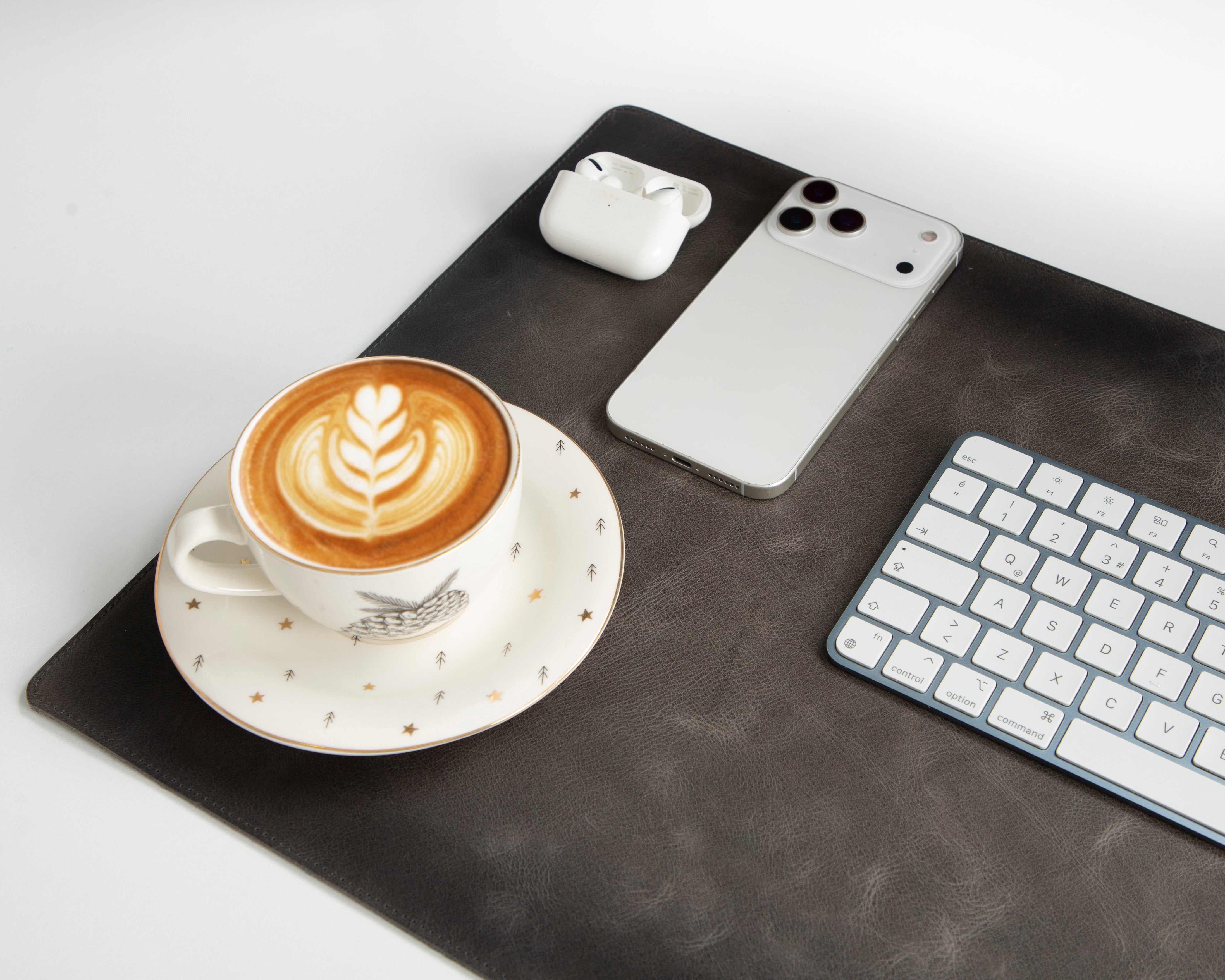 Genuine Leather Desk Mat 37x80