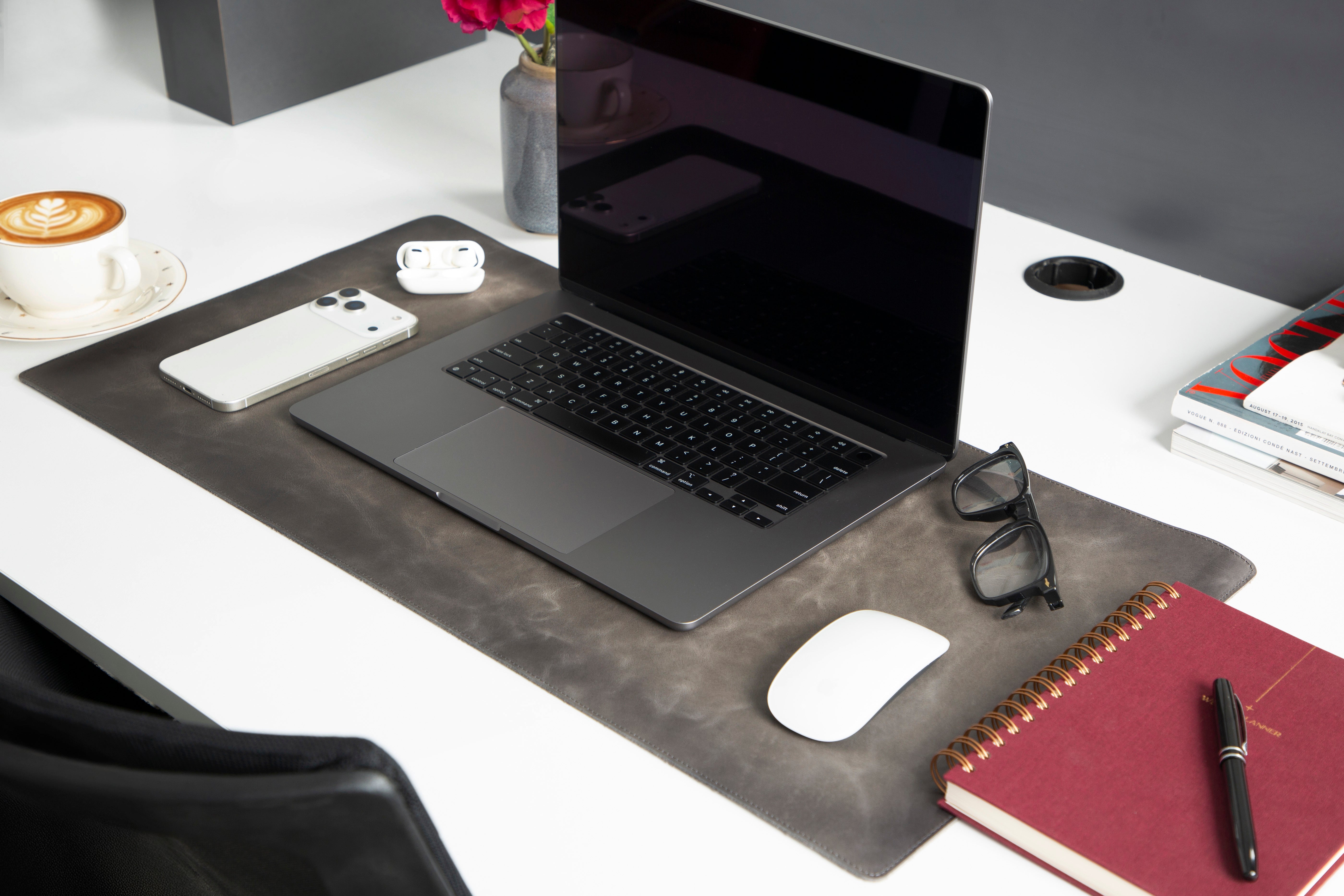 Deskora Genuine Leather Desk Mat (30 cm X 46 cm)