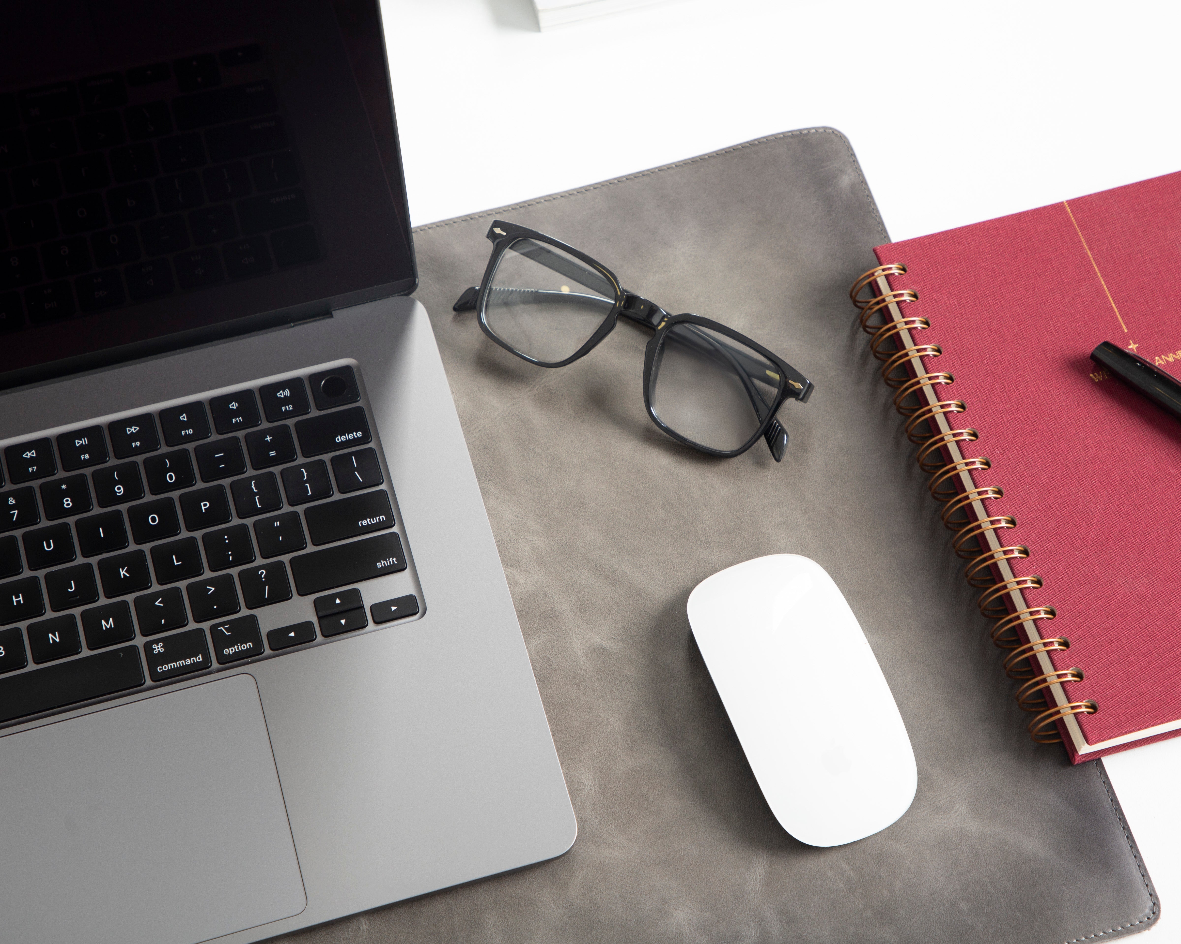 Deskora Genuine Leather Desk Mat (30 cm X 46 cm)