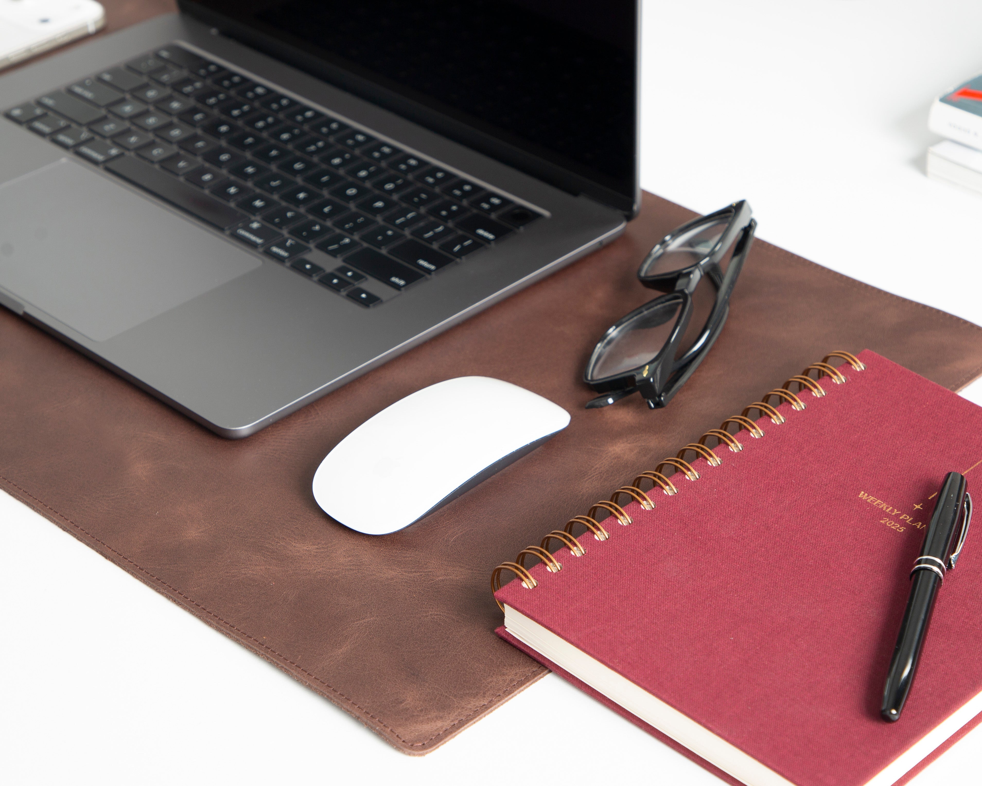Deskora Genuine Leather Desk Mat (30 cm X 46 cm)