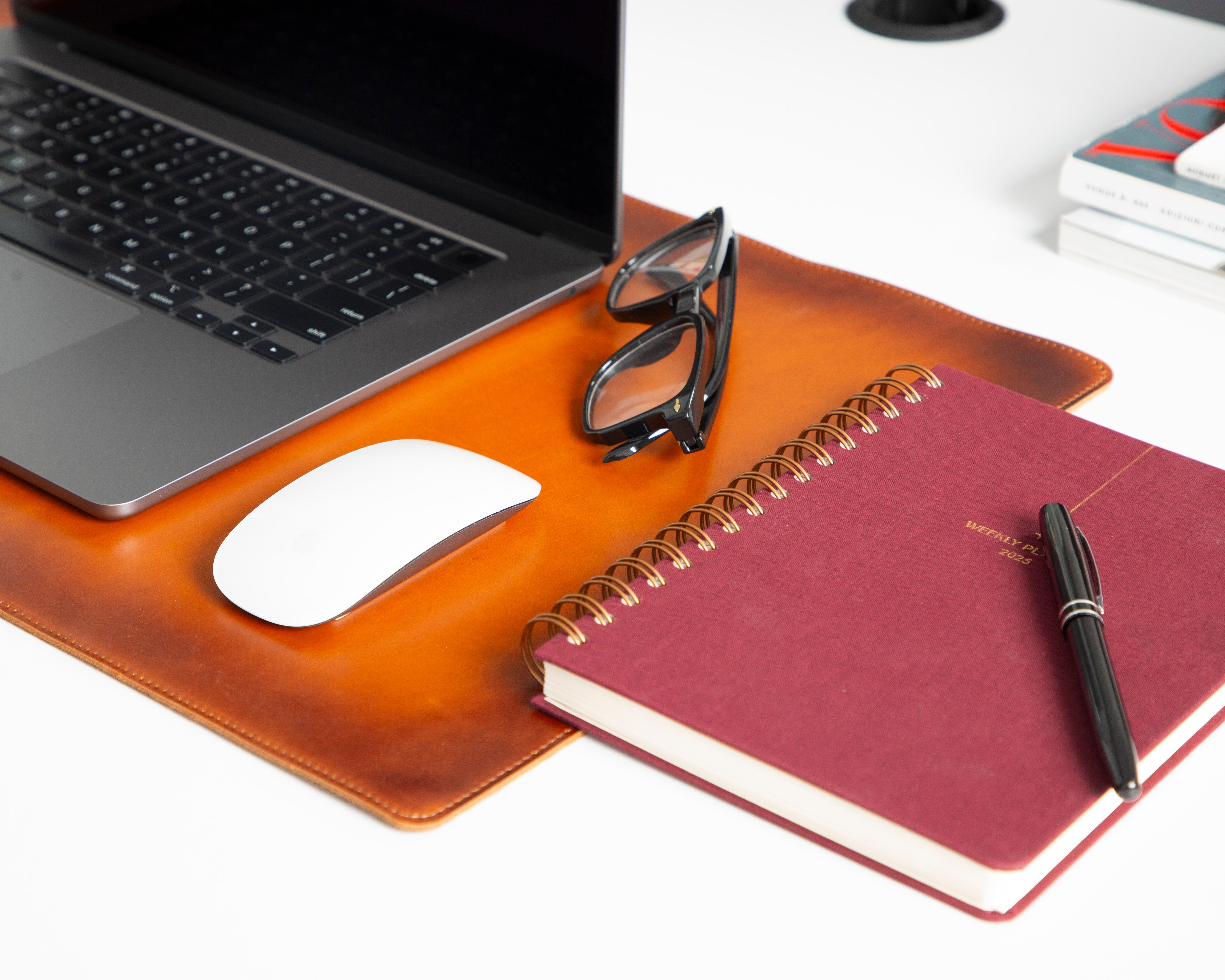 Deskora Genuine Leather Desk Mat (30 cm X 46 cm)