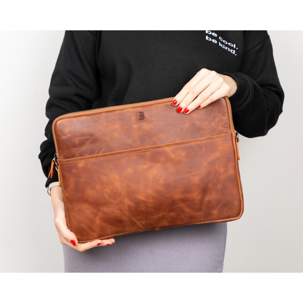 Hamilton Slim Genuine Leather Laptop / Tablet Sleeve