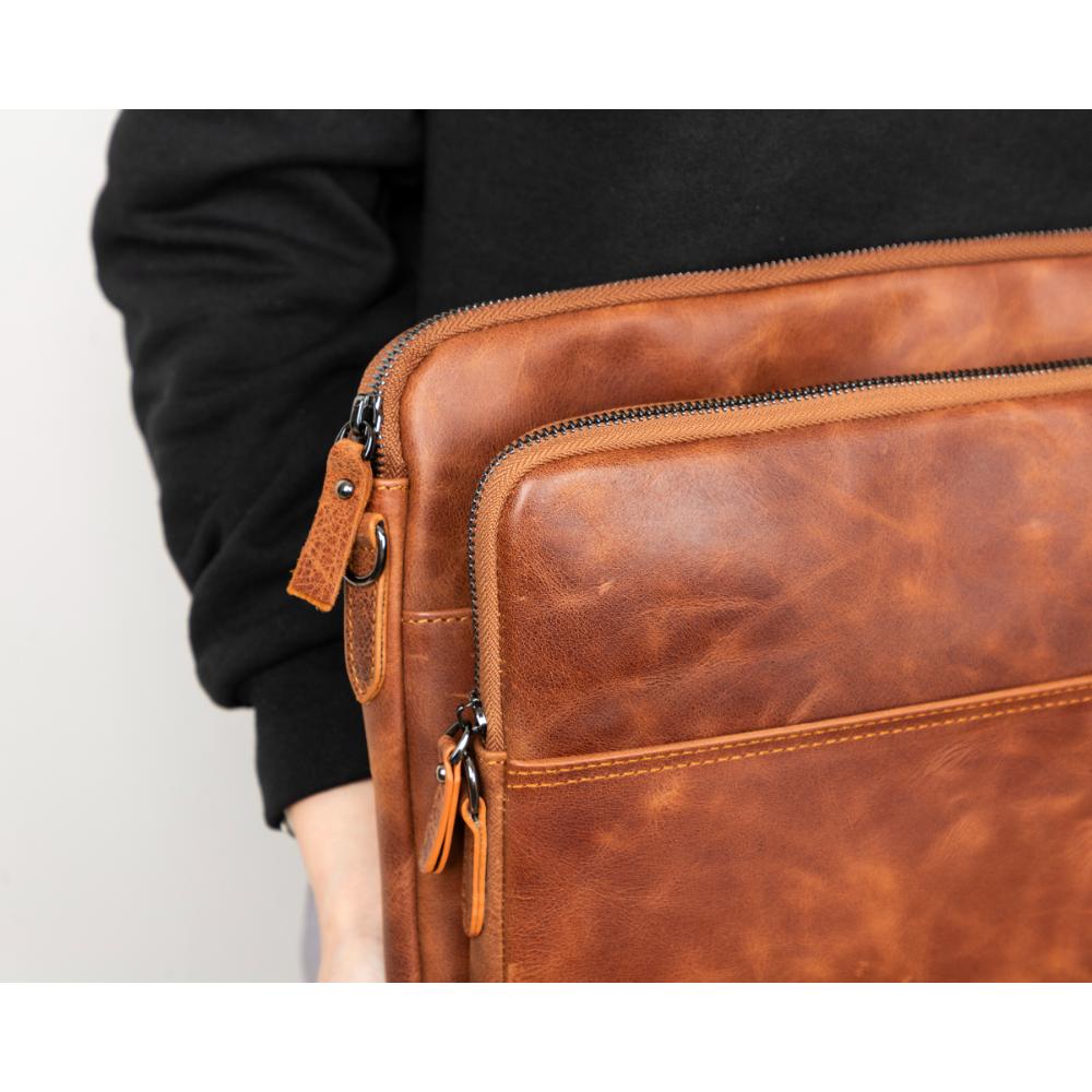 Hamilton Slim Genuine Leather Laptop / Tablet Sleeve