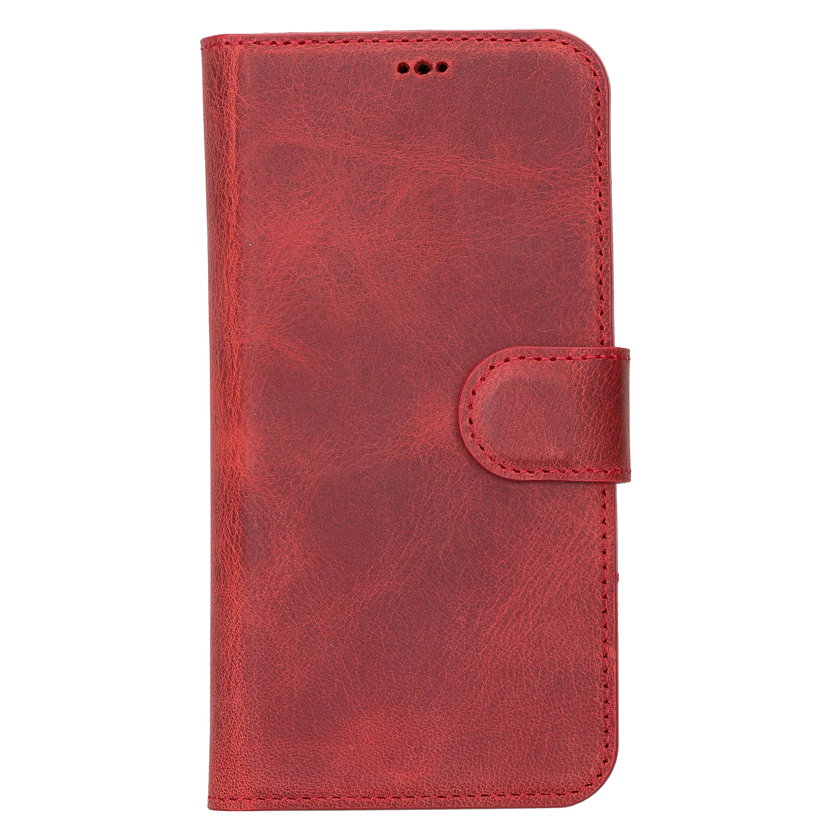Liluri iPhone 13 Pro Detachable Genuine Leather Wallet Case