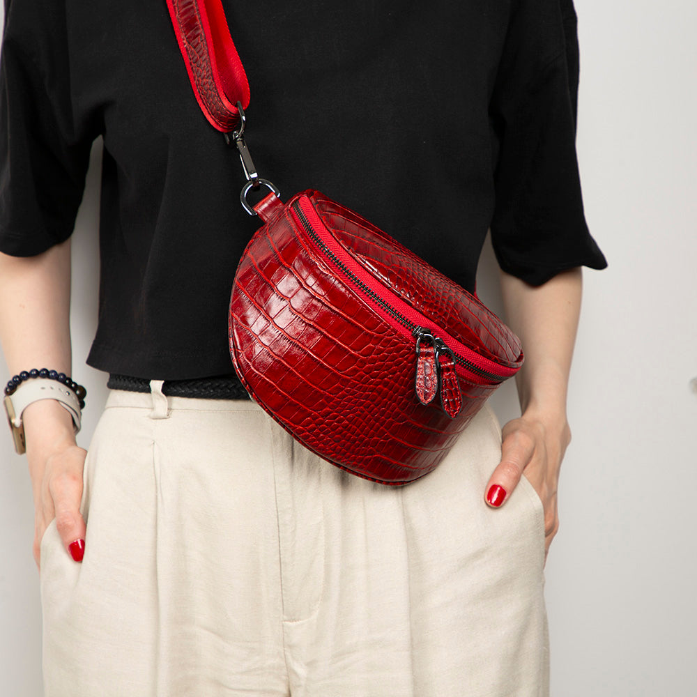 Alora Genuine Leather Crossbody Bag