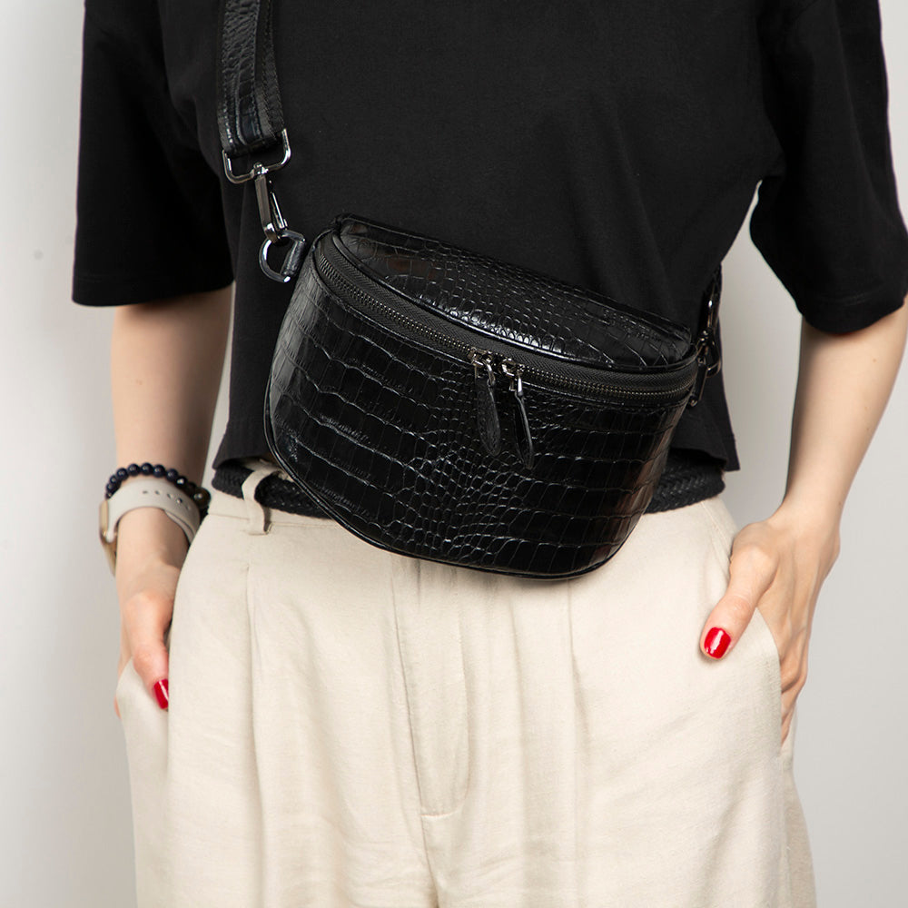 Alora Genuine Leather Crossbody Bag