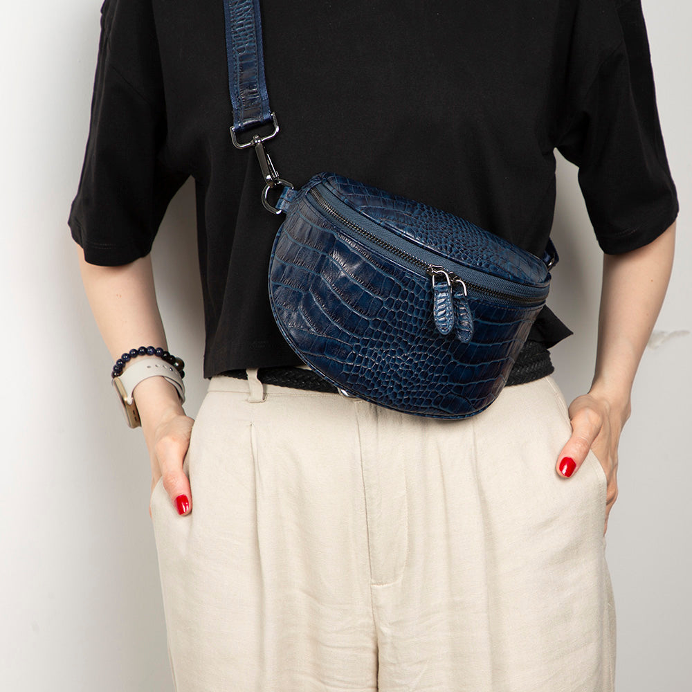 Alora Genuine Leather Crossbody Bag