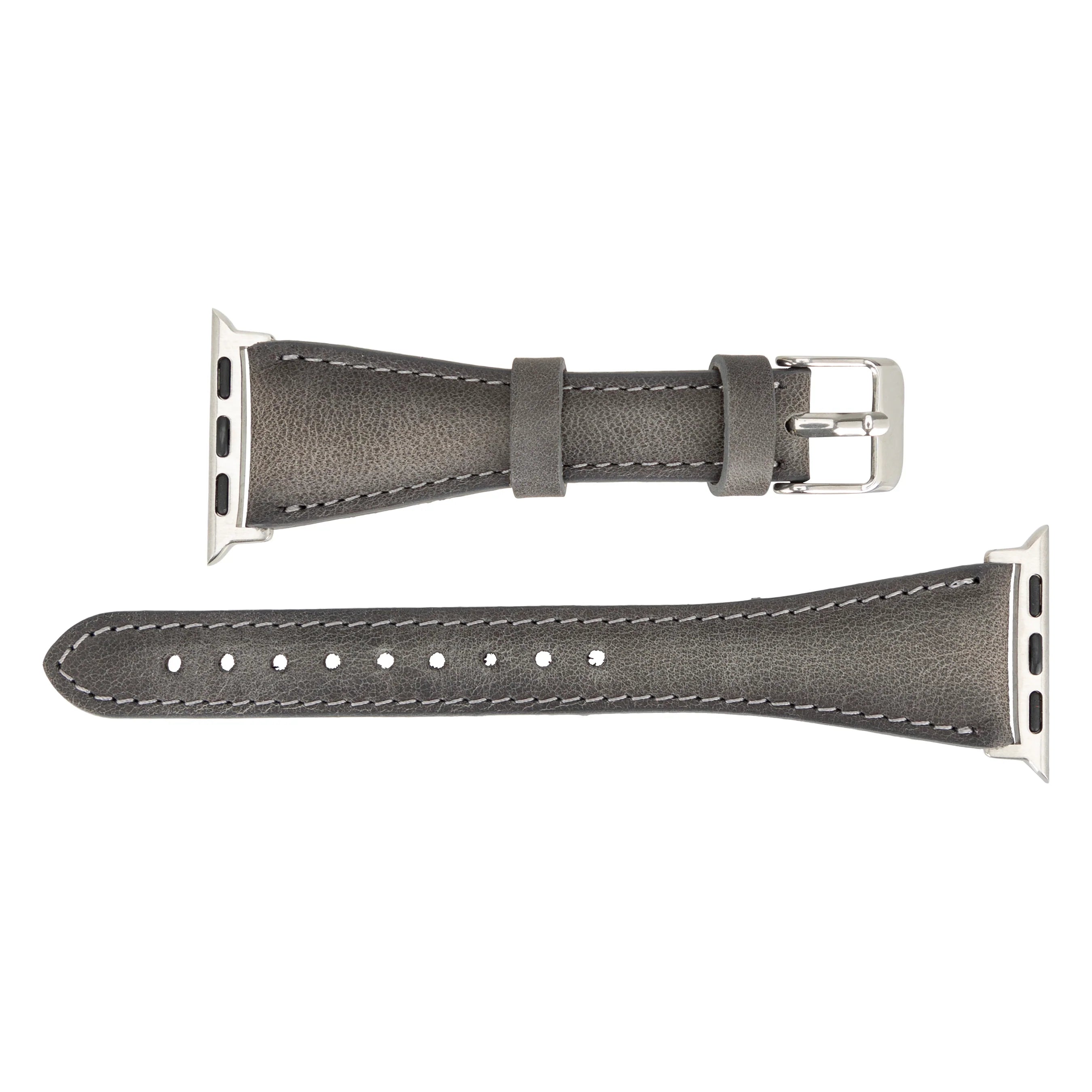 Slim Genuine Leather Apple Watch Band