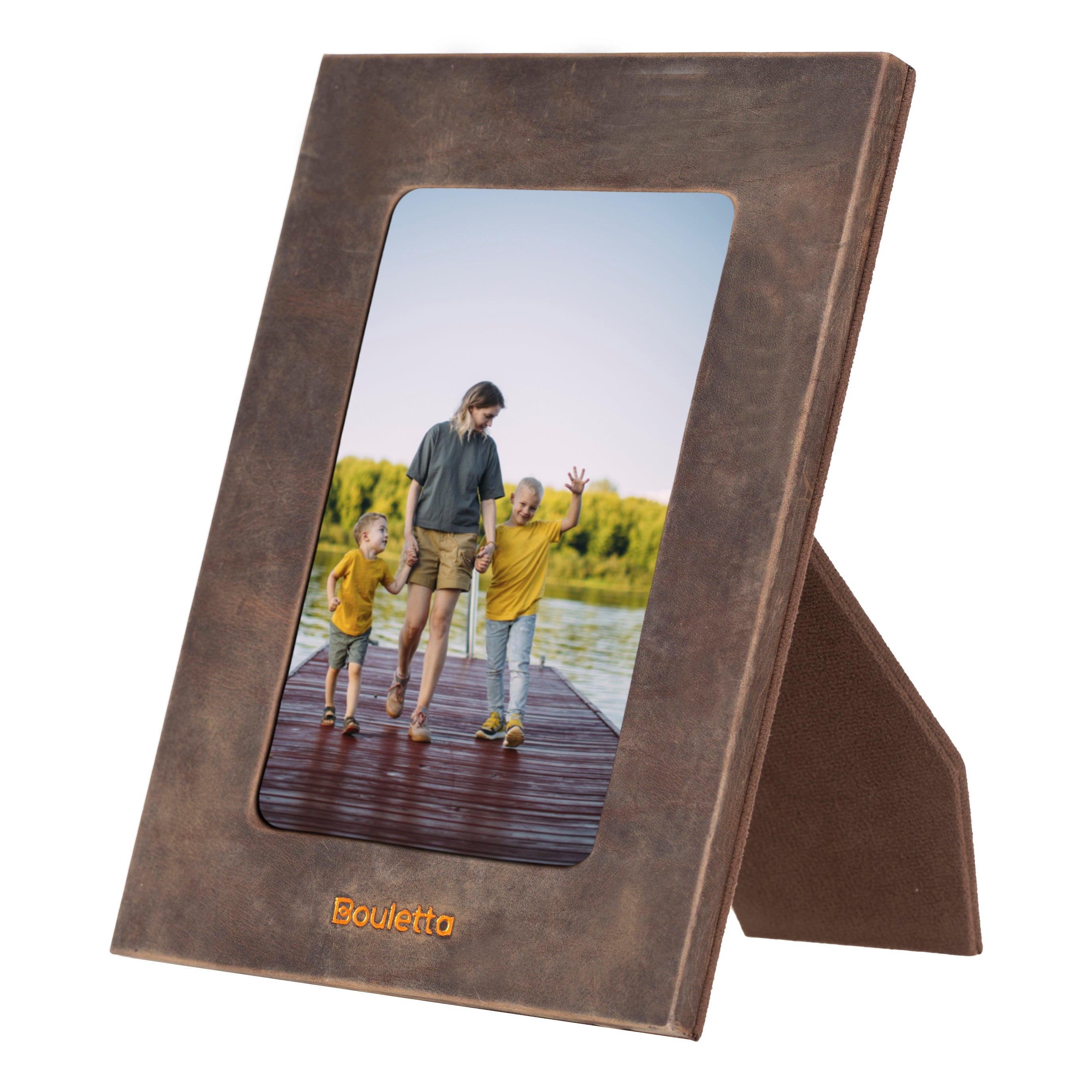 Glowix Genuine Leather Photo Frame