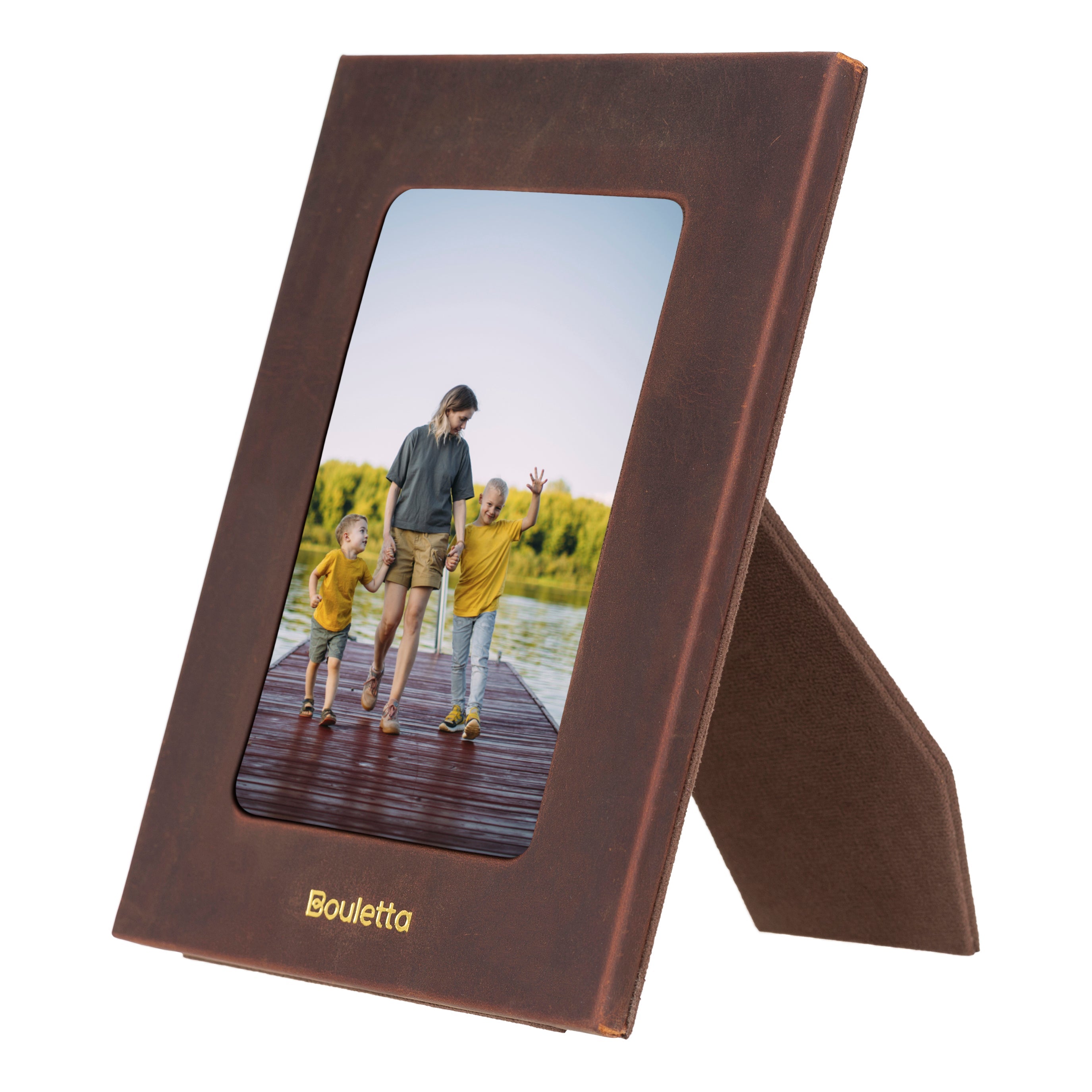 Glowix Genuine Leather Photo Frame