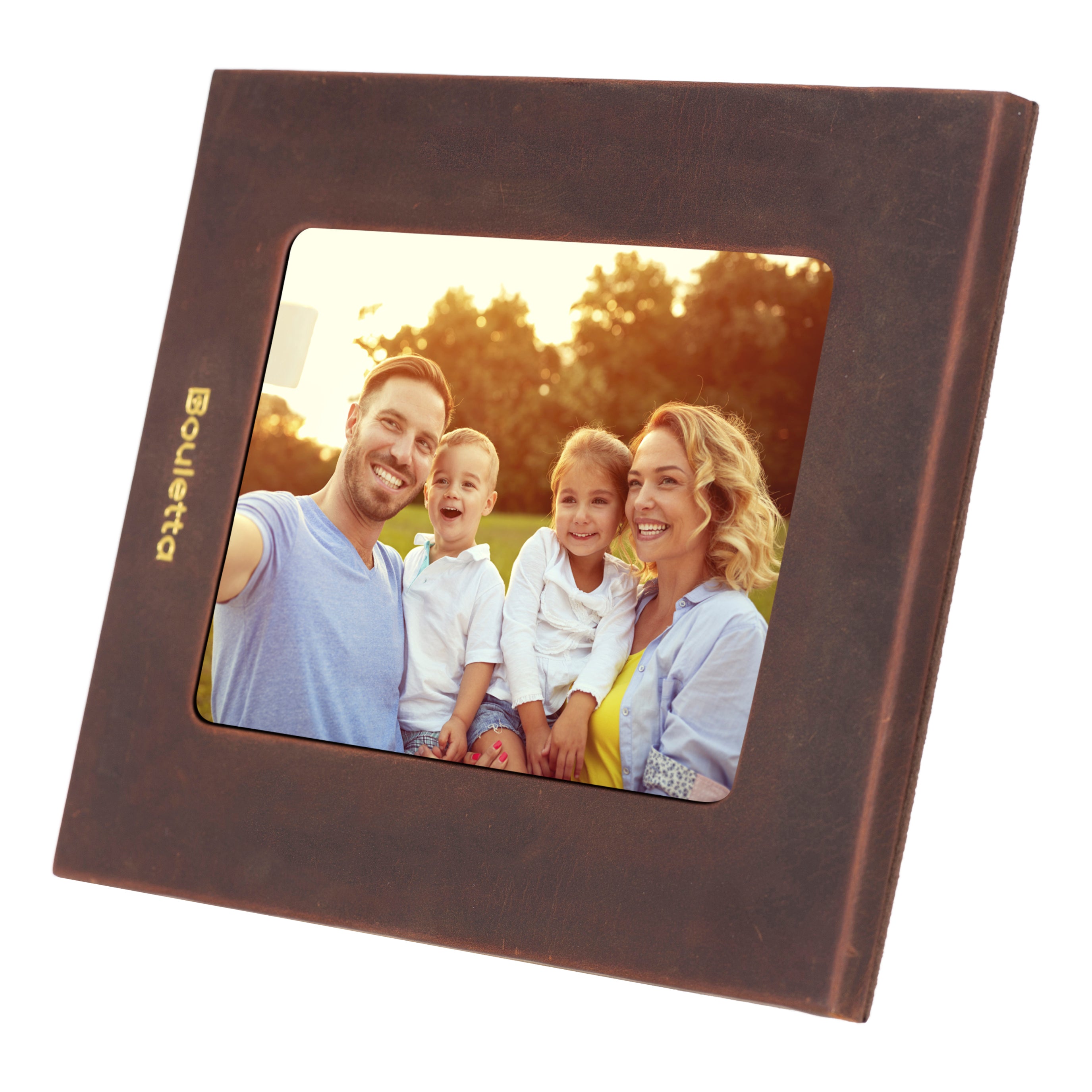 Glowix Genuine Leather Photo Frame