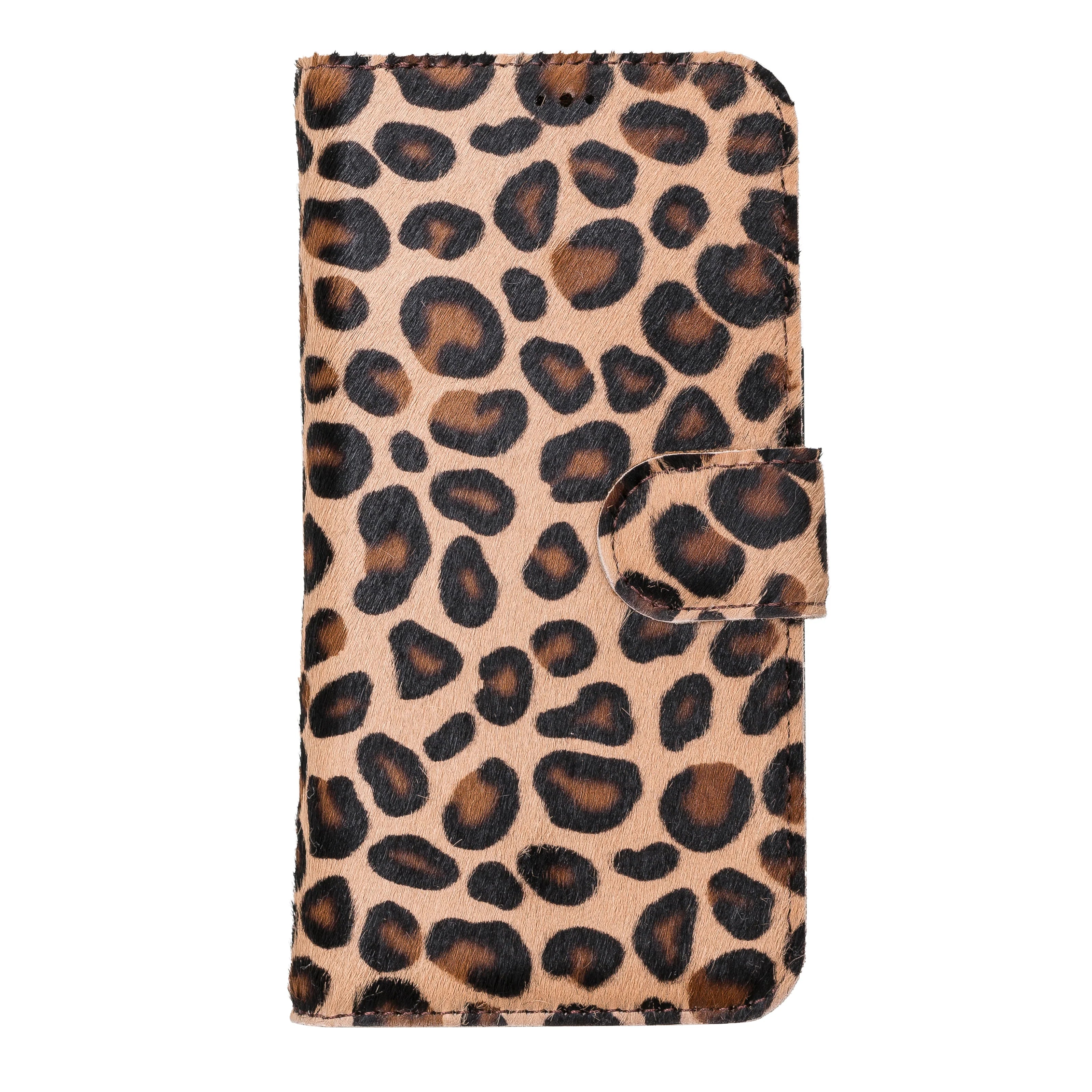 Magic iPhone 13 Pro Genuine Leather Detachable Wallet Case