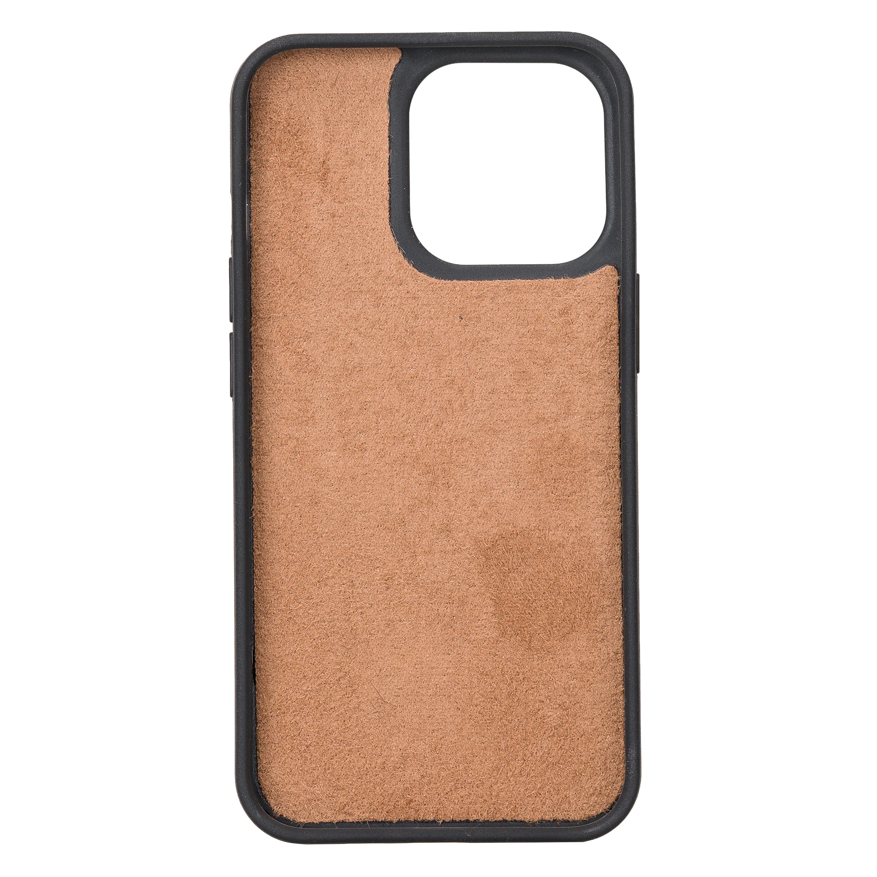 Magic iPhone 13 Pro Genuine Leather Detachable Wallet Case