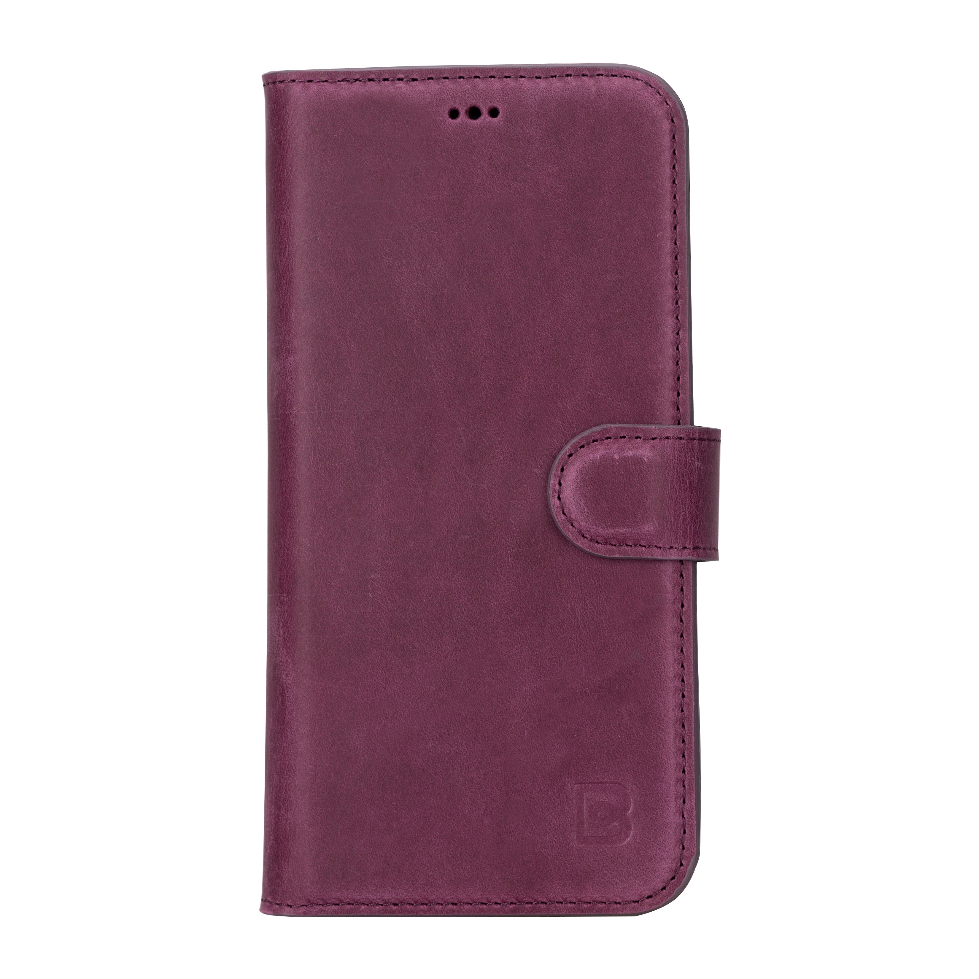 Magic iPhone 16 Plus Detachable Genuine Leather Wallet Case