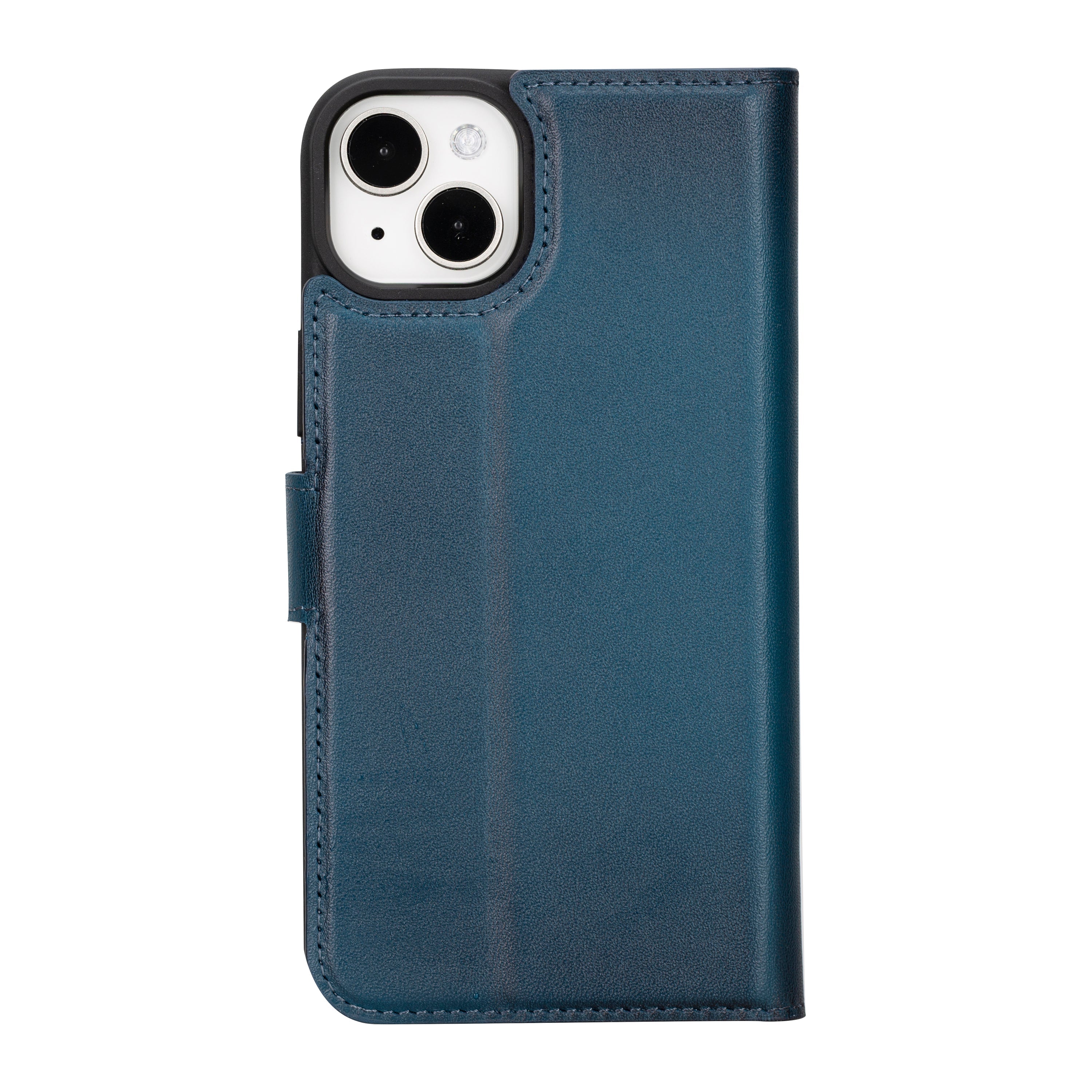 Magic iPhone 16 Plus Detachable Genuine Leather Wallet Case