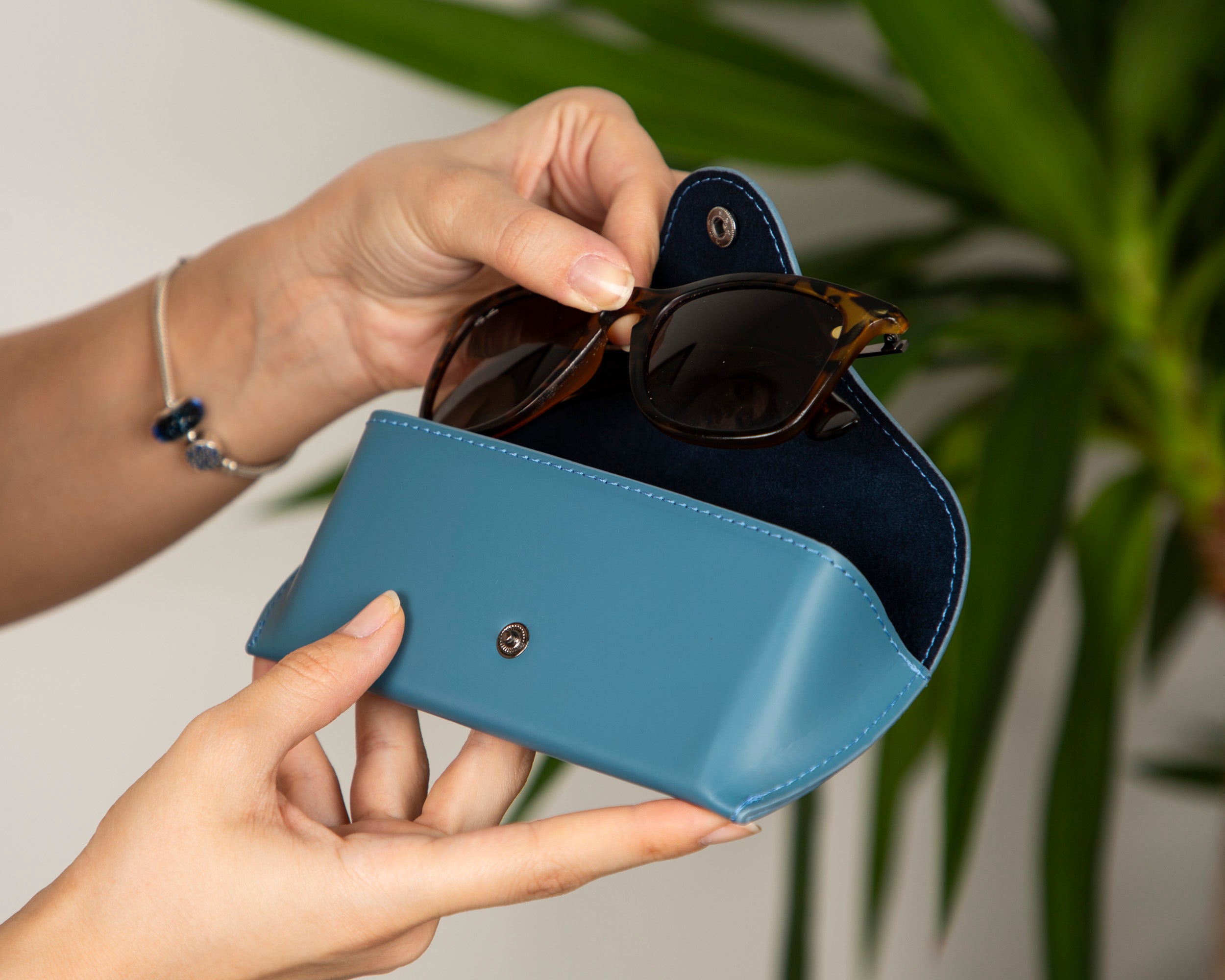 Roan Leather Glasses Case - saracleather