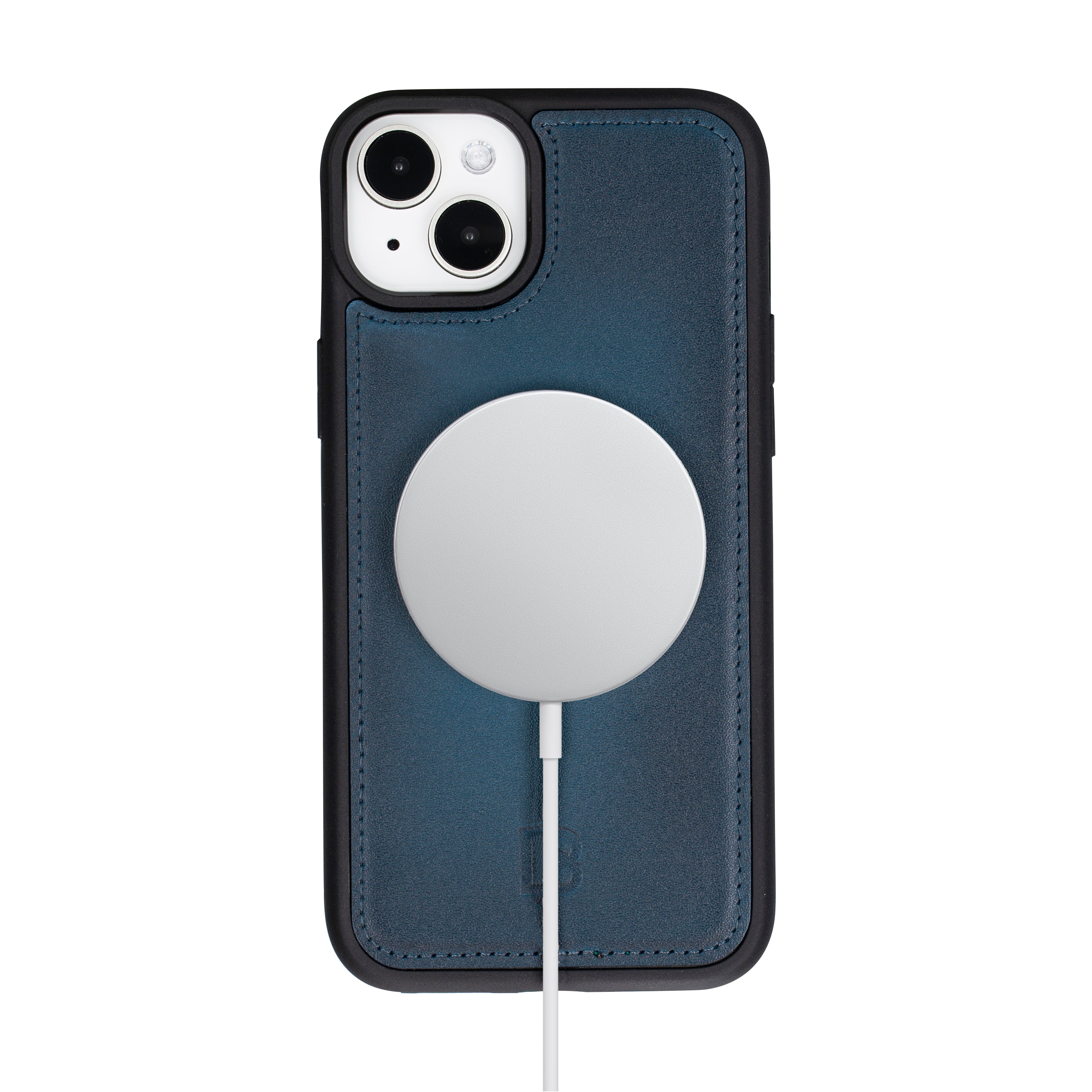 Magic iPhone 16 Plus Detachable Genuine Leather Wallet Case