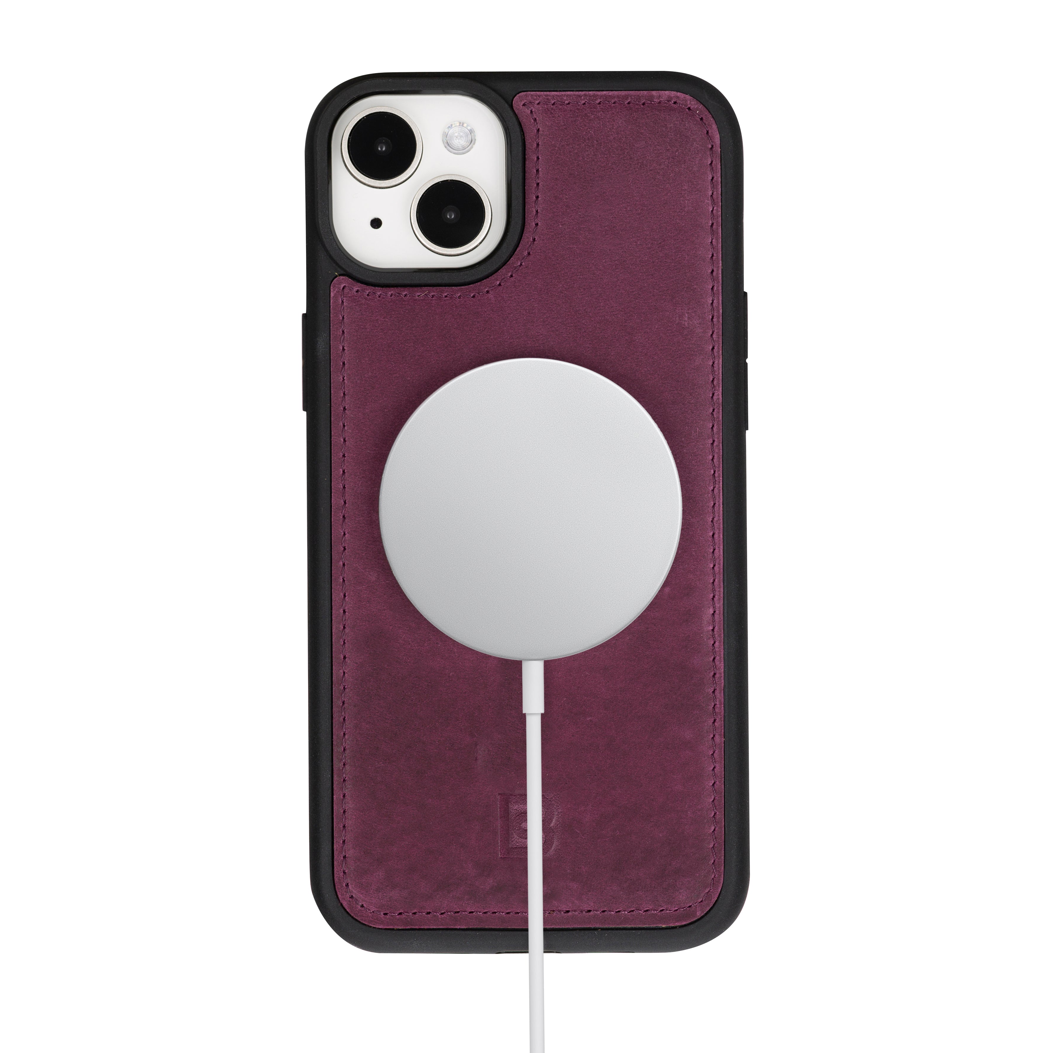 Magic iPhone 16 Plus Detachable Genuine Leather Wallet Case