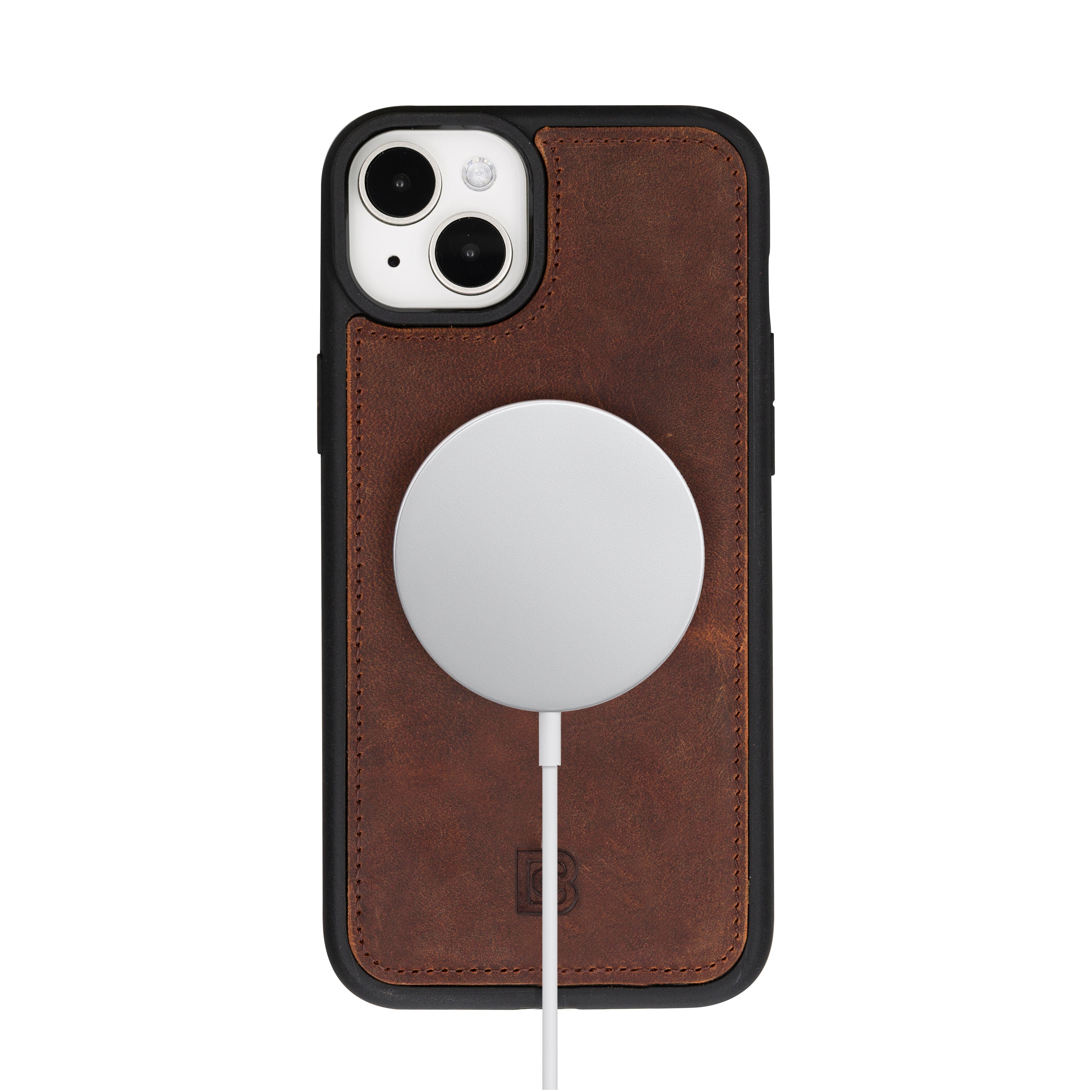 Magic iPhone 16 Plus Detachable Genuine Leather Wallet Case