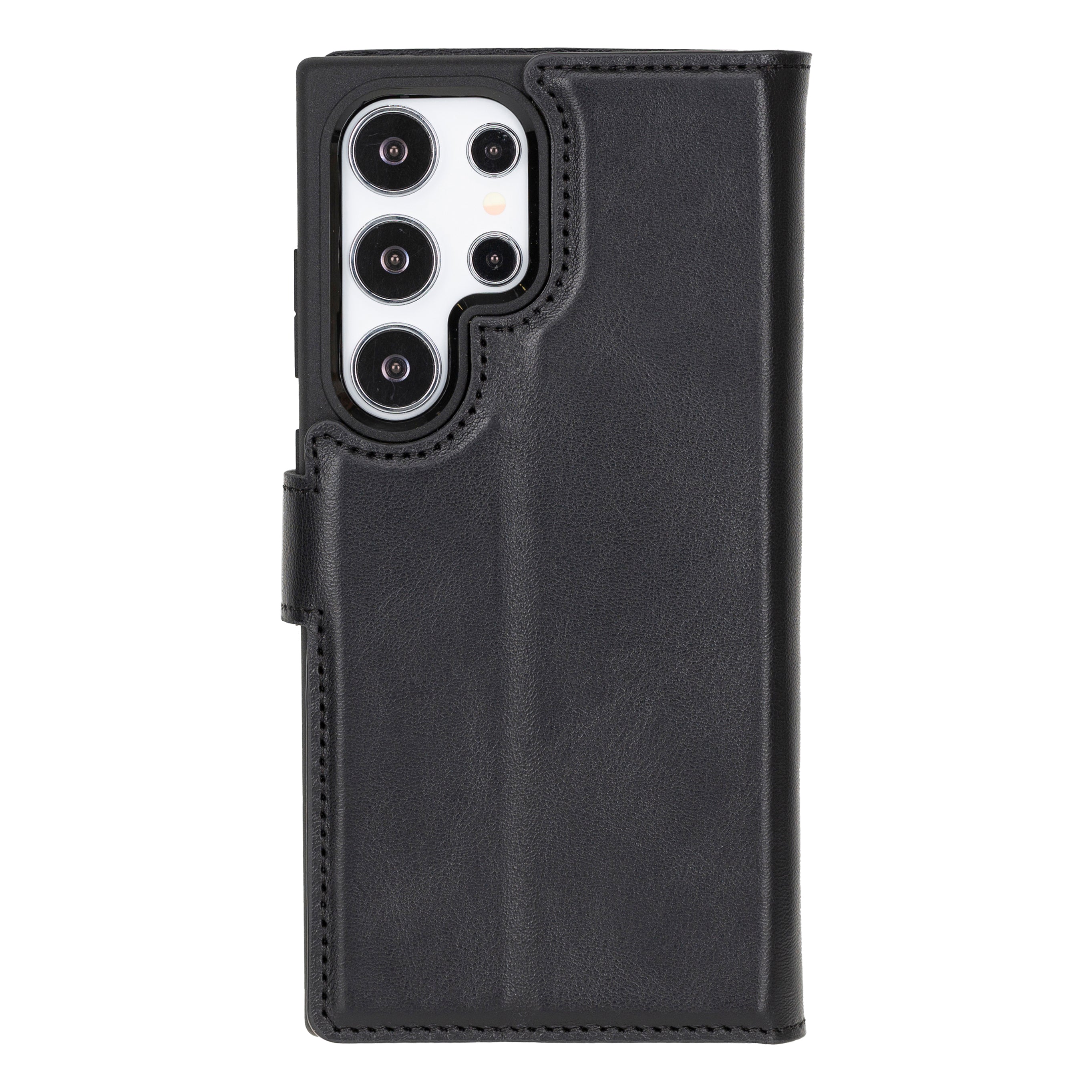 Magic Samsung Galaxy S24 Genuine Leather Detachable Wallet Case