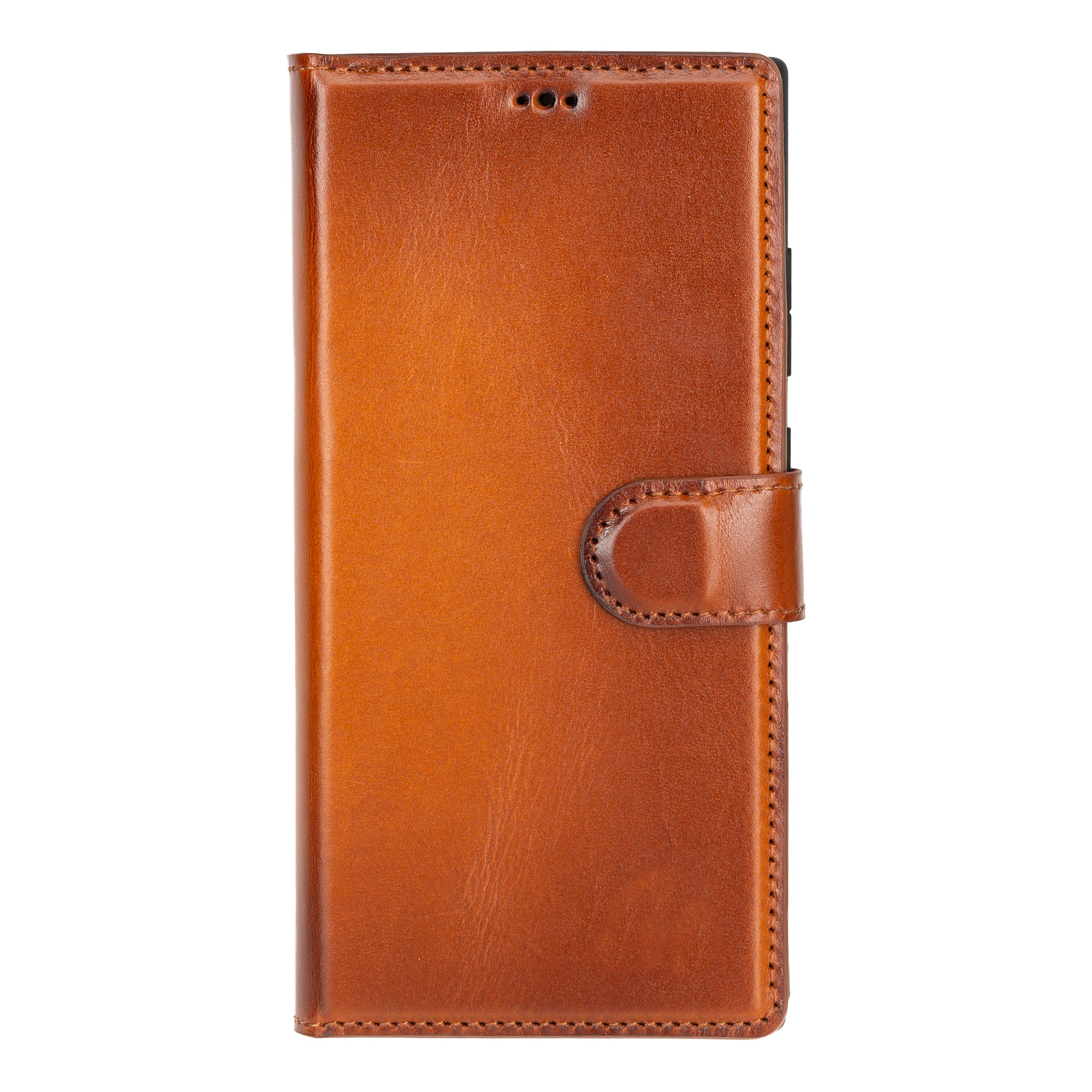Magic Samsung Galaxy S24 Genuine Leather Detachable Wallet Case