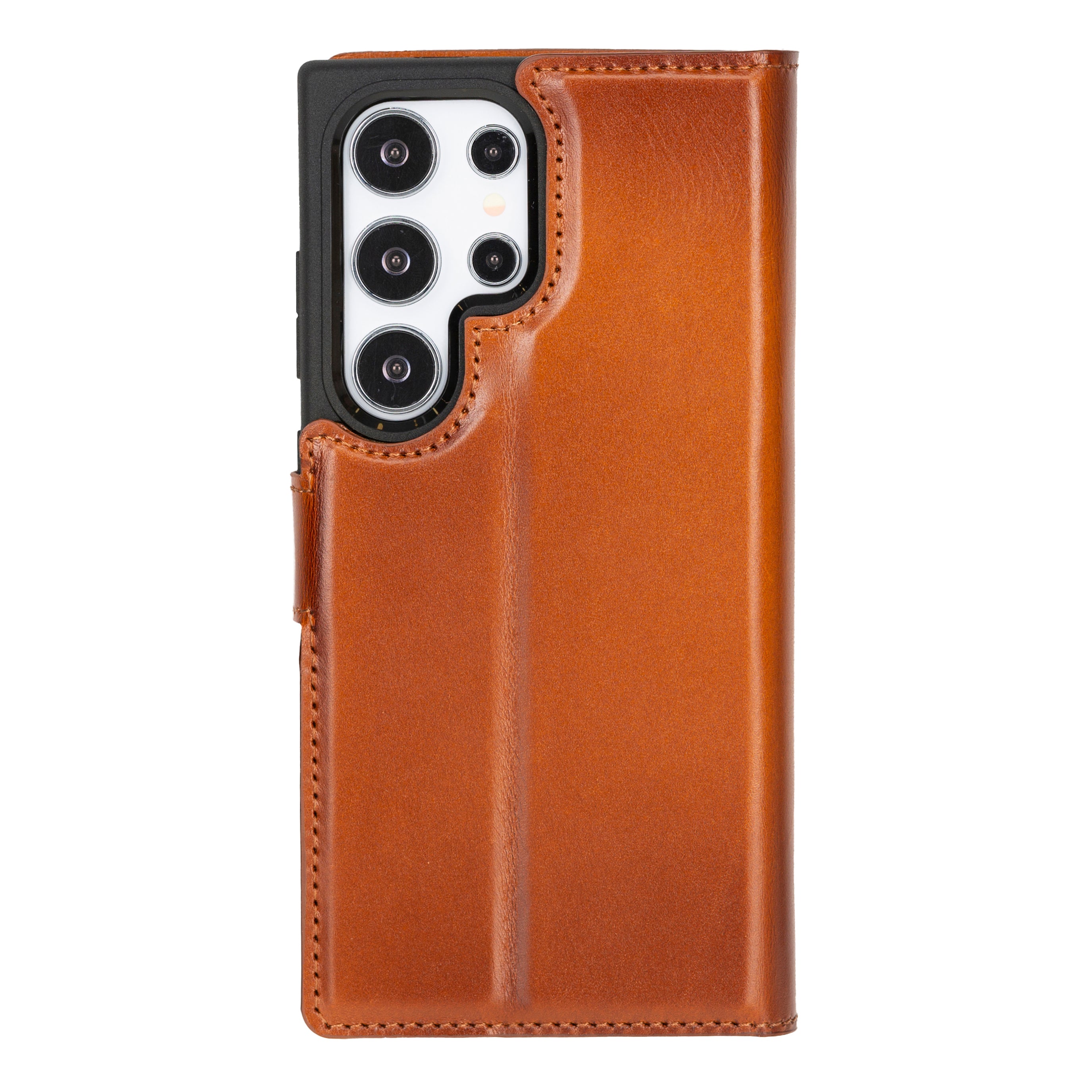 Magic Samsung Galaxy S24 Ultra Detachable Genuine Leather Wallet Case