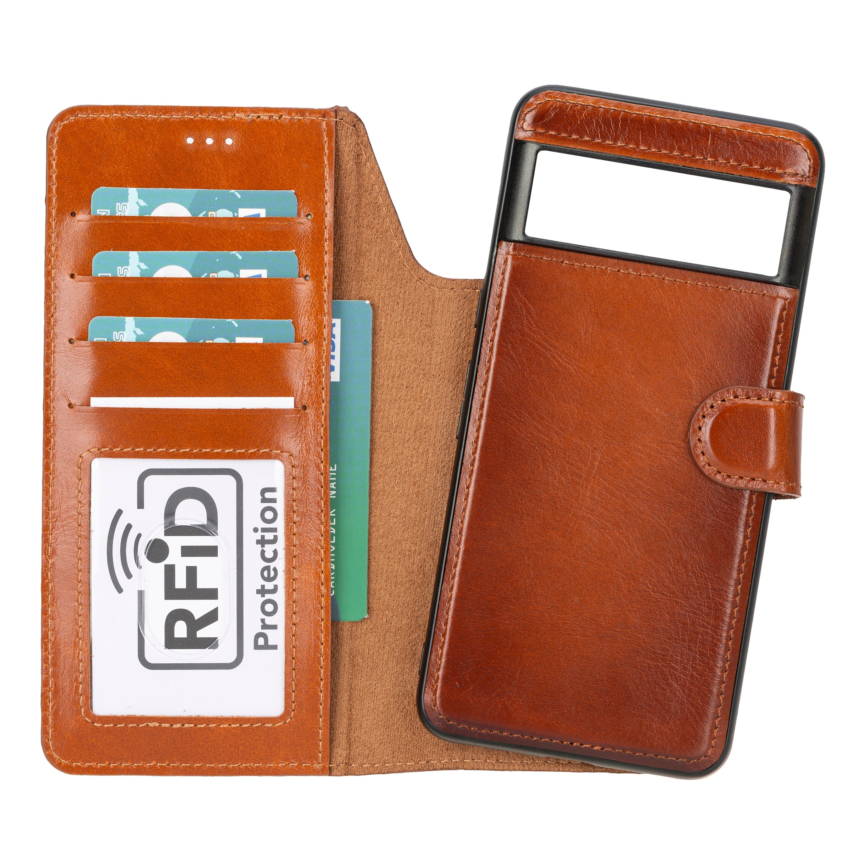 Magic Google Pixel 8 Leather Detachable Wallet Case