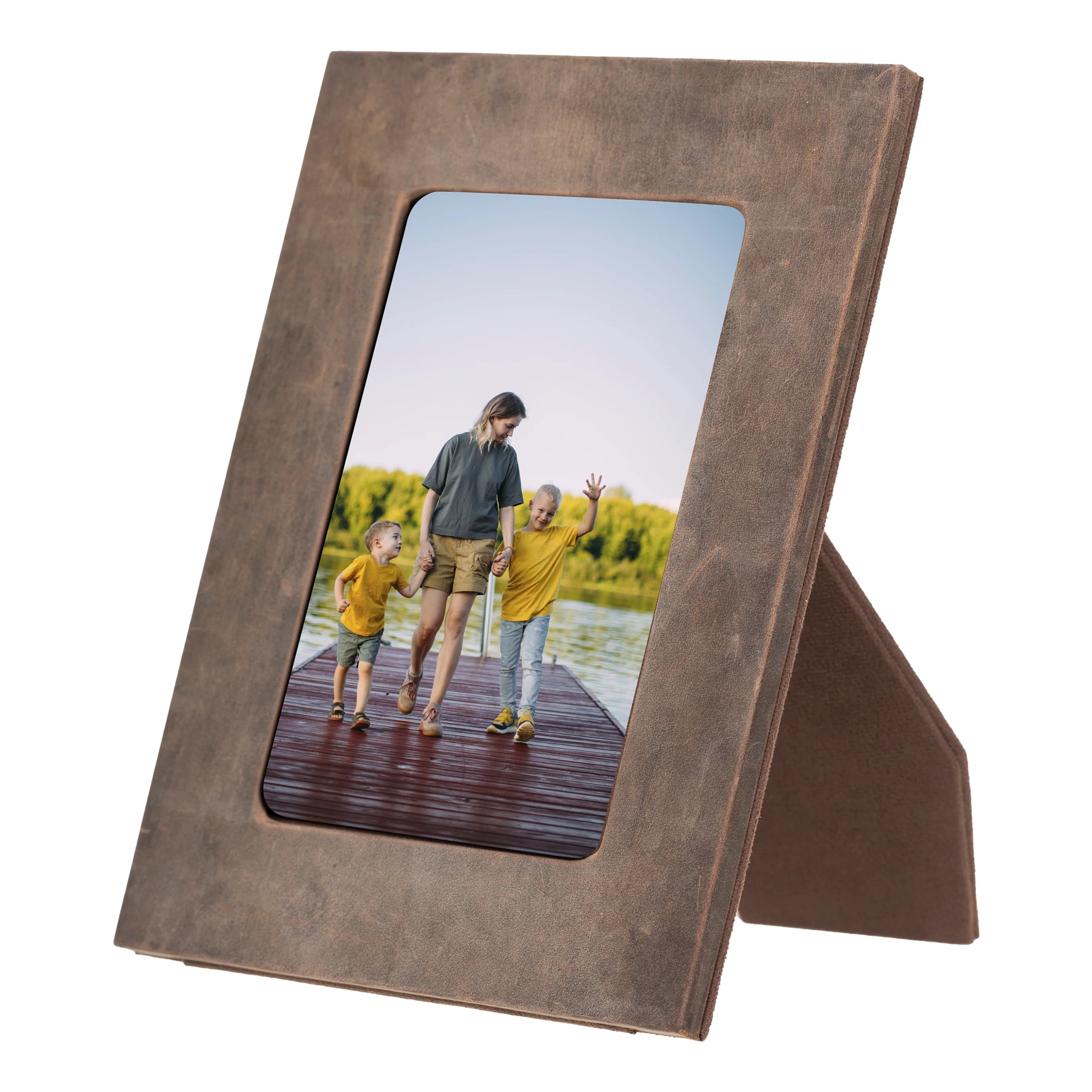 Live Genuine Leather Photo Frame