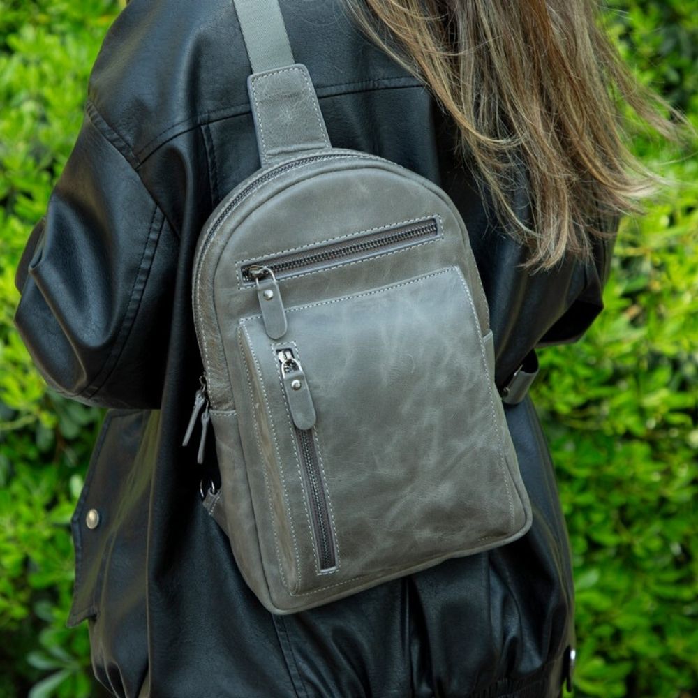 Blake Genuine Leather Crossbody Bag