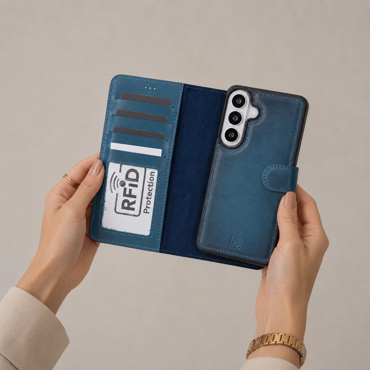 Magic Samsung Galaxy S26 Plus Ayrılabilir Deri Cüzdan Kılıf