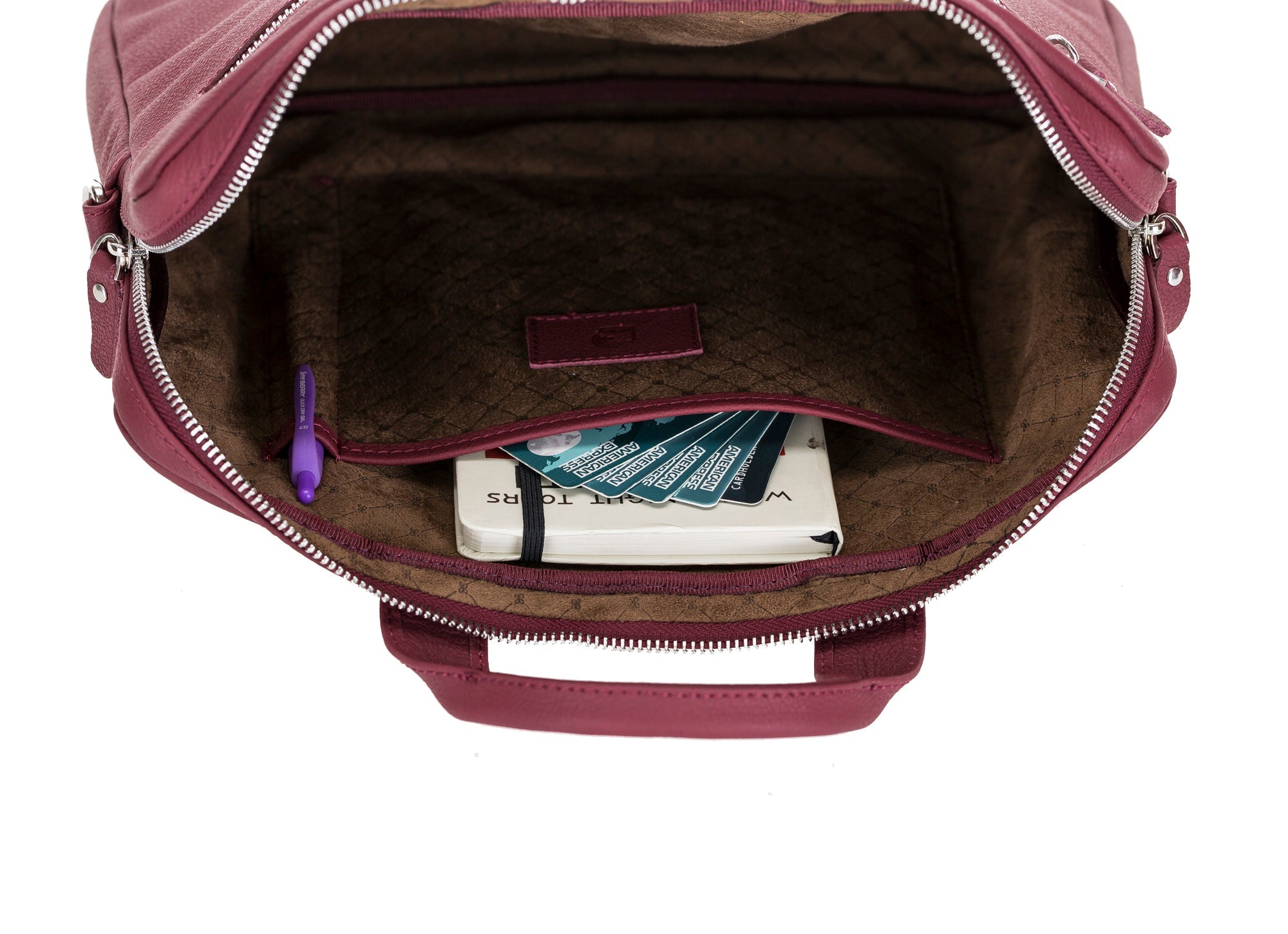 Apollo Genuine Leather Business Briefcase / Laptop Case 14"