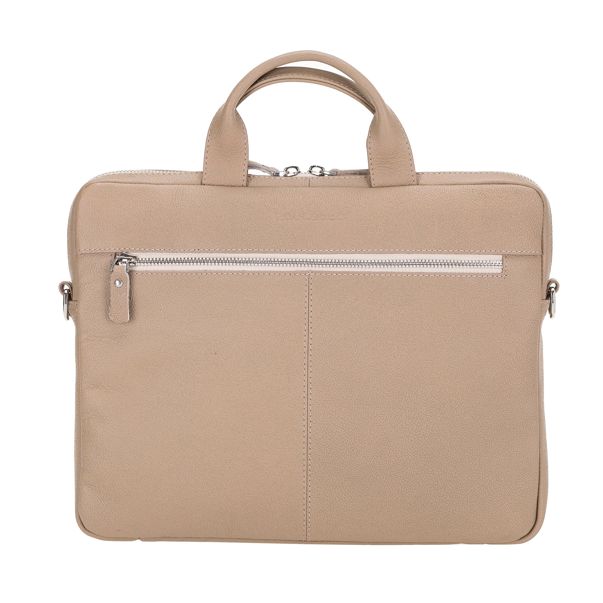 Apollo Genuine Leather Business Briefcase / Laptop Case 14"