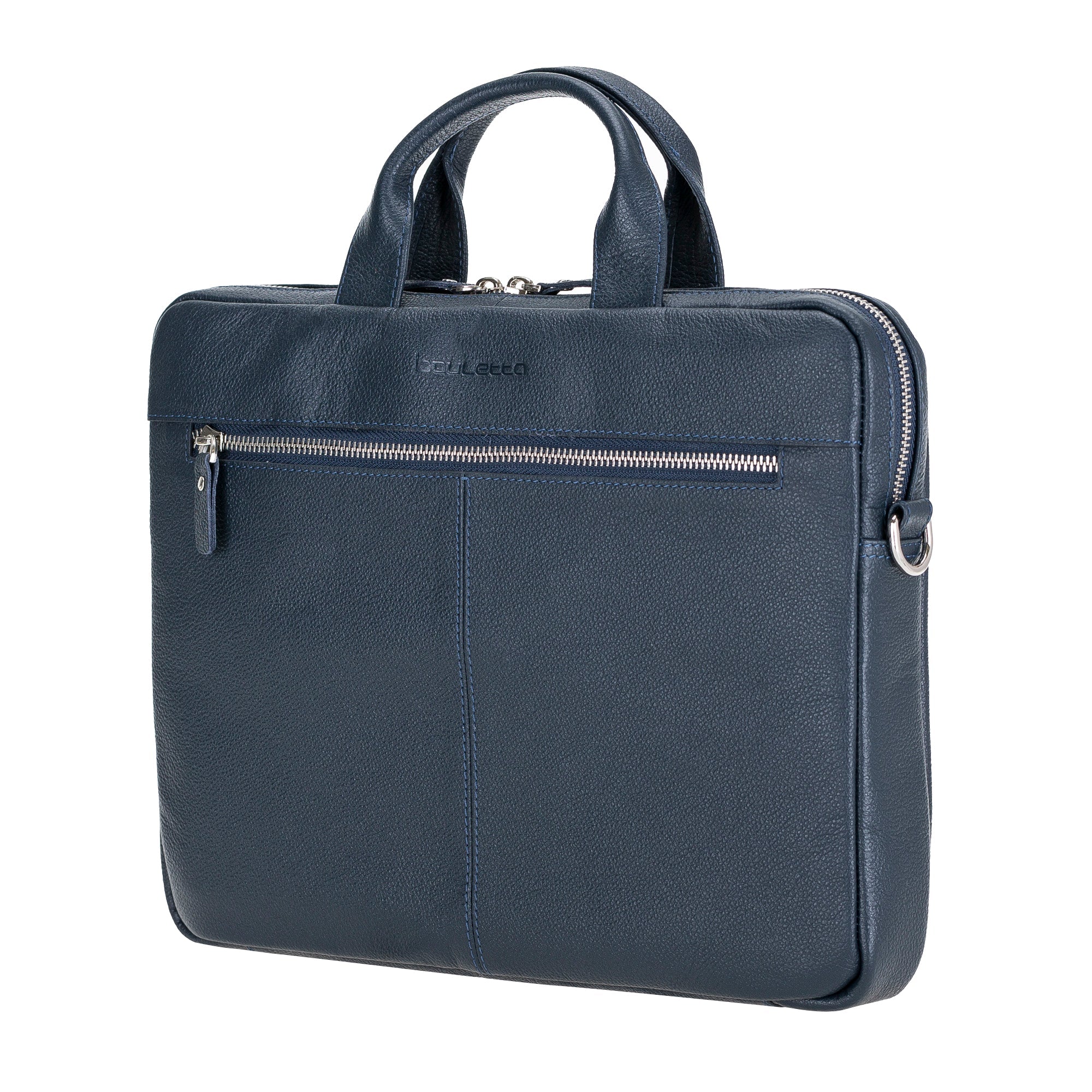 Apollo Genuine Leather Business Briefcase / Laptop Case 14"
