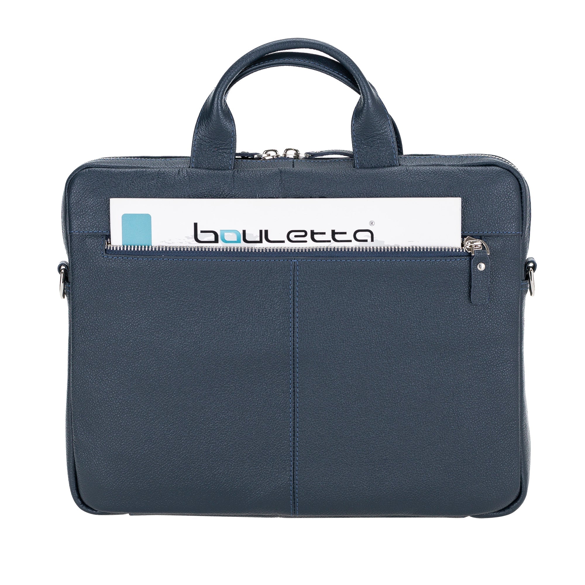 Apollo Genuine Leather Business Briefcase / Laptop Case 14"