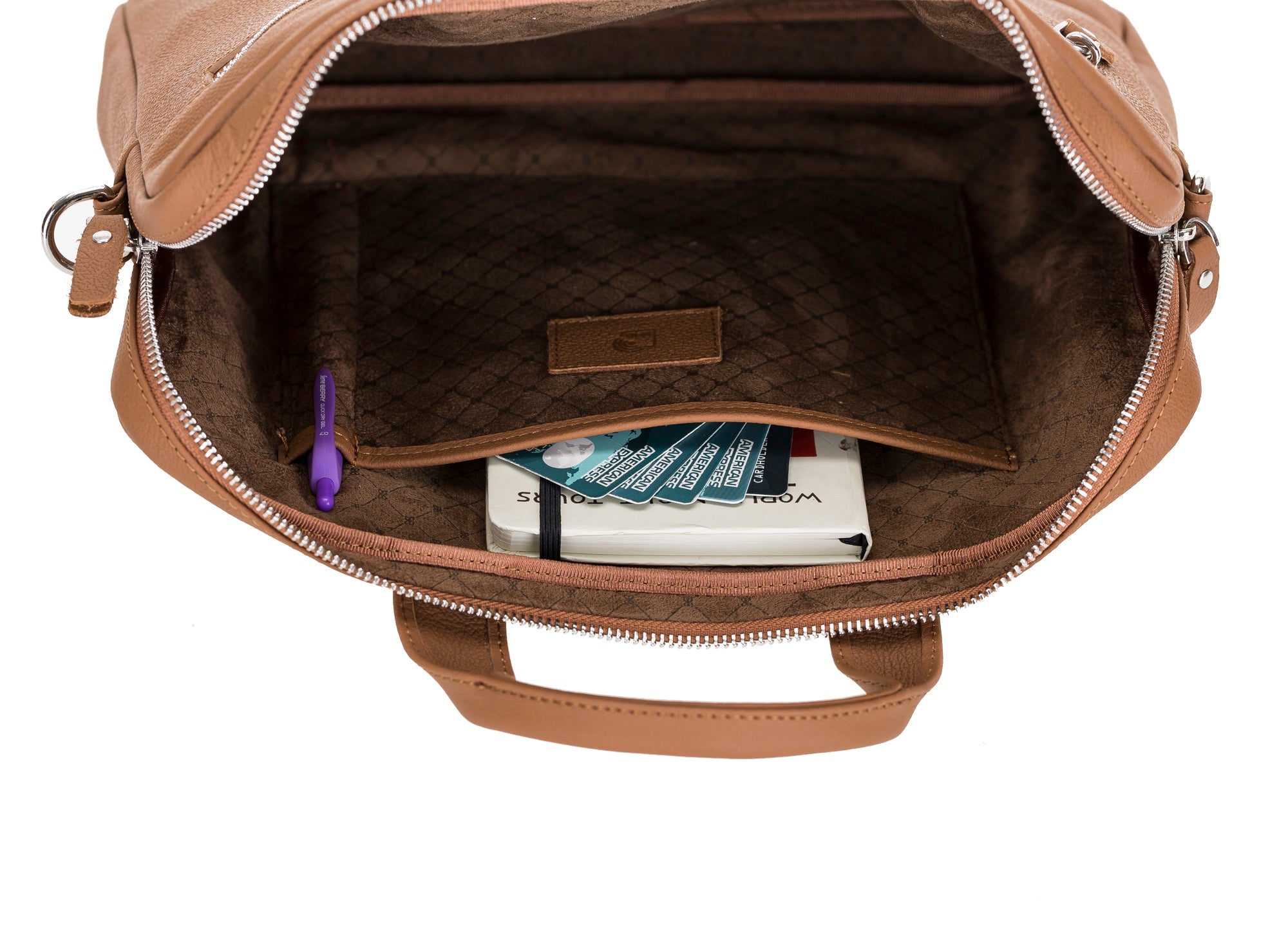 Apollo Genuine Leather Business Briefcase / Laptop Case 14"