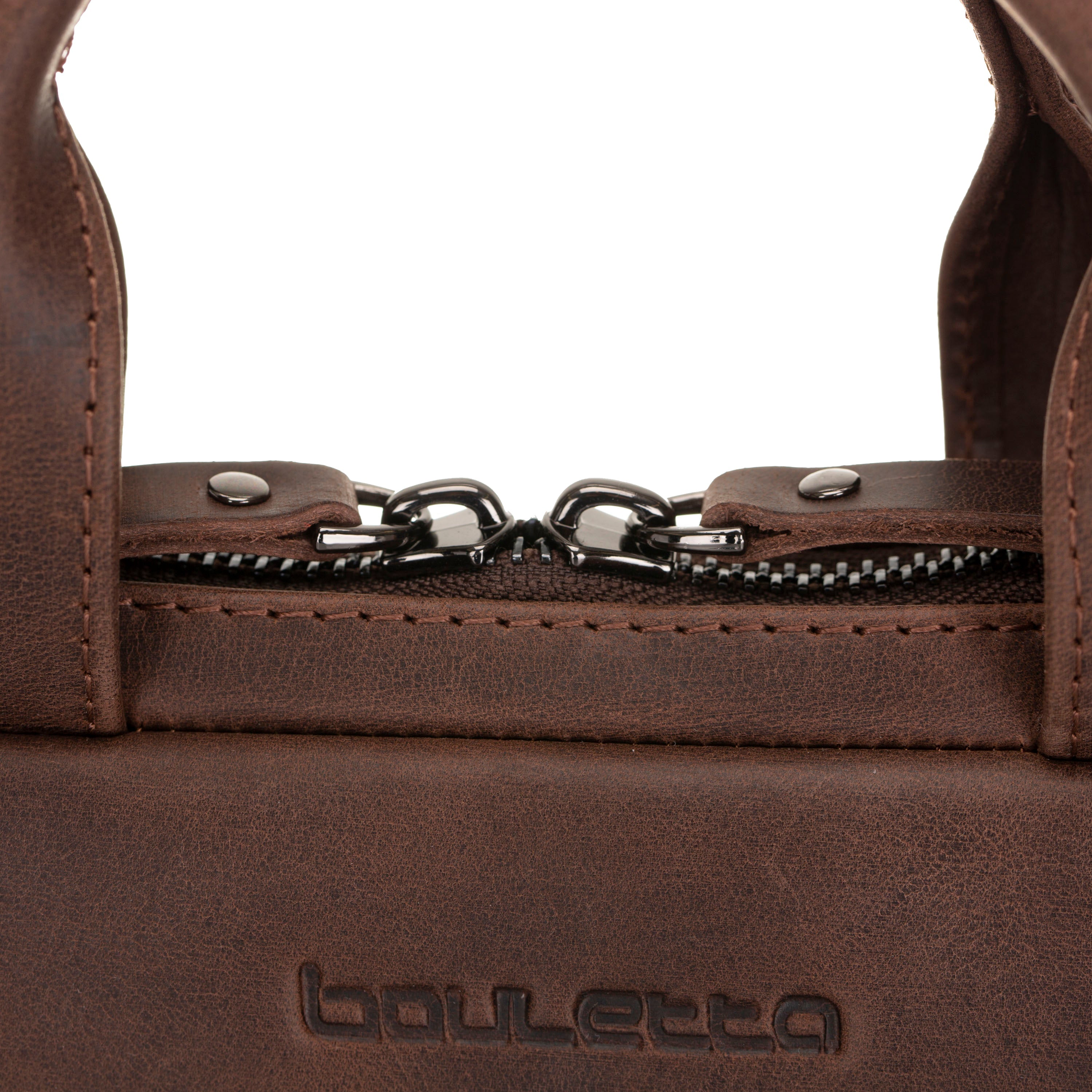 Apollo Genuine Leather Business Briefcase / Laptop Case 14"