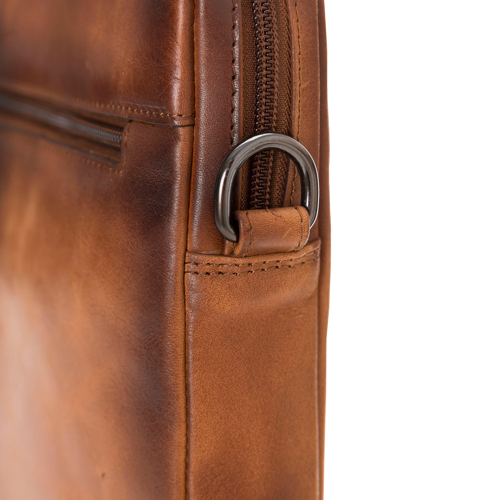 Apollo Genuine Leather Business Briefcase / Laptop Case 14"