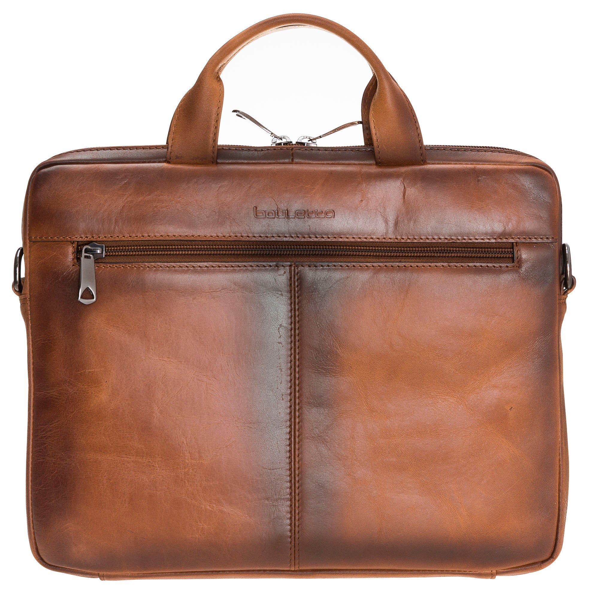 Apollo Genuine Leather Business Briefcase / Laptop Case 14"