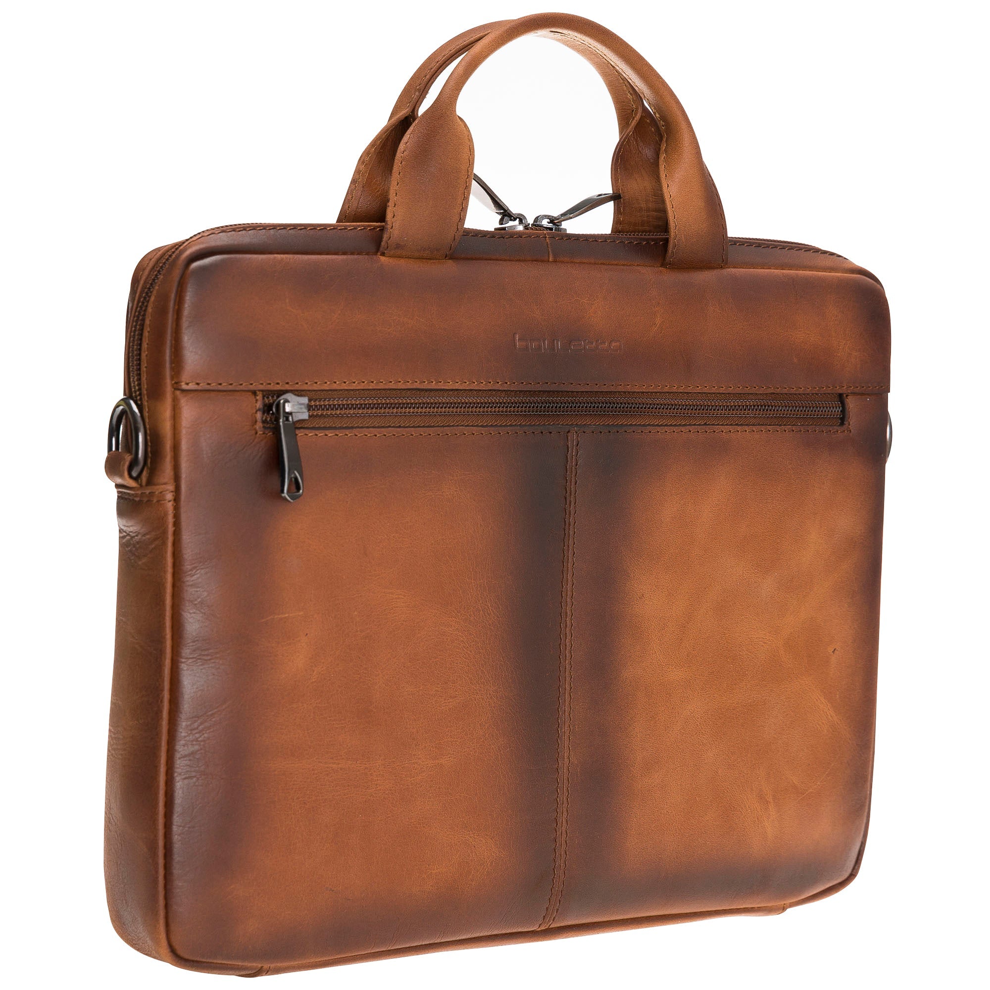 Apollo Genuine Leather Business Briefcase / Laptop Case 14"