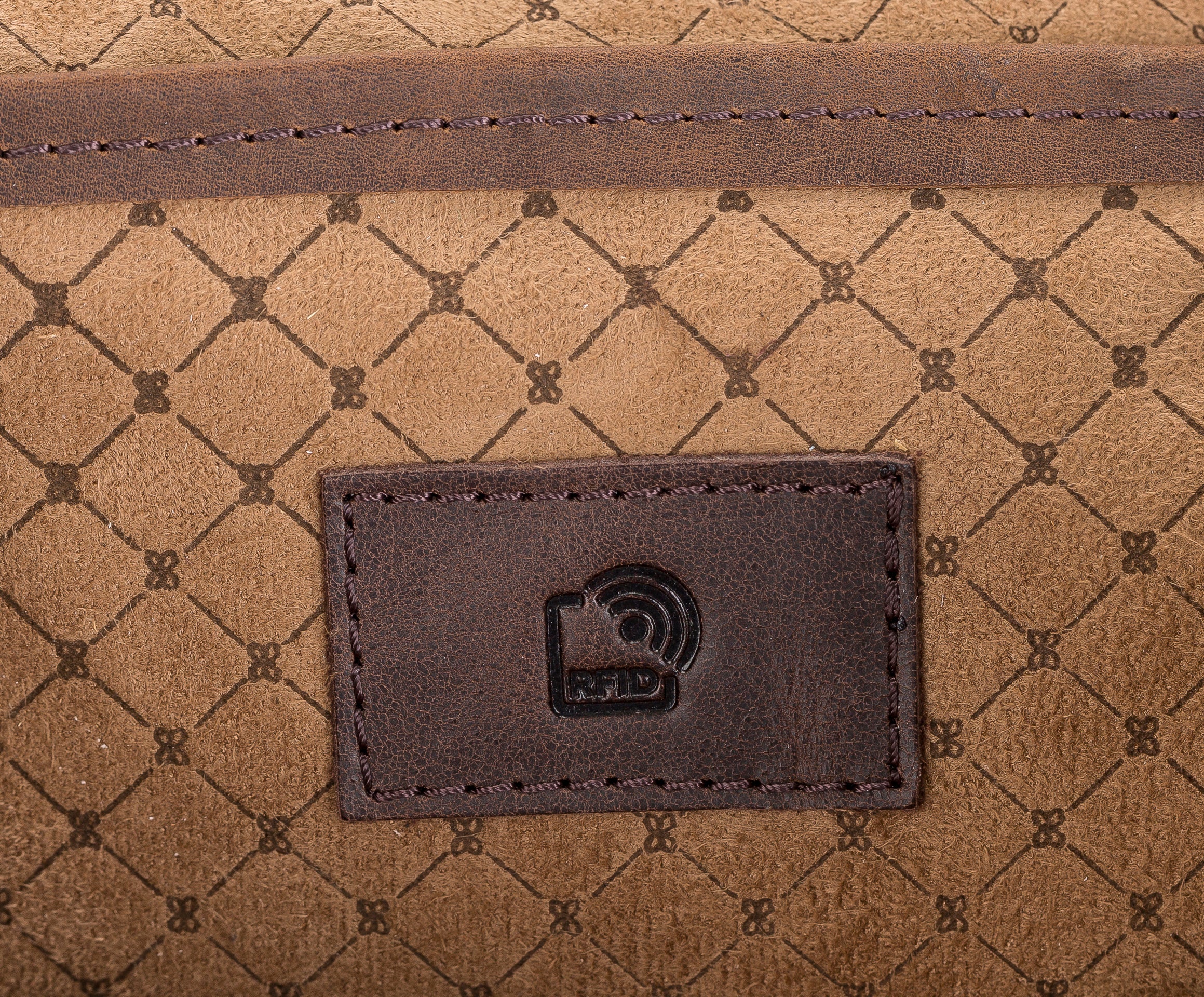 Apollo Genuine Leather Business Briefcase / Laptop Case 14"