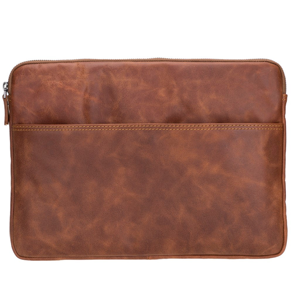 Awe Slim Leather Laptop / Tablet Bag - saracleather