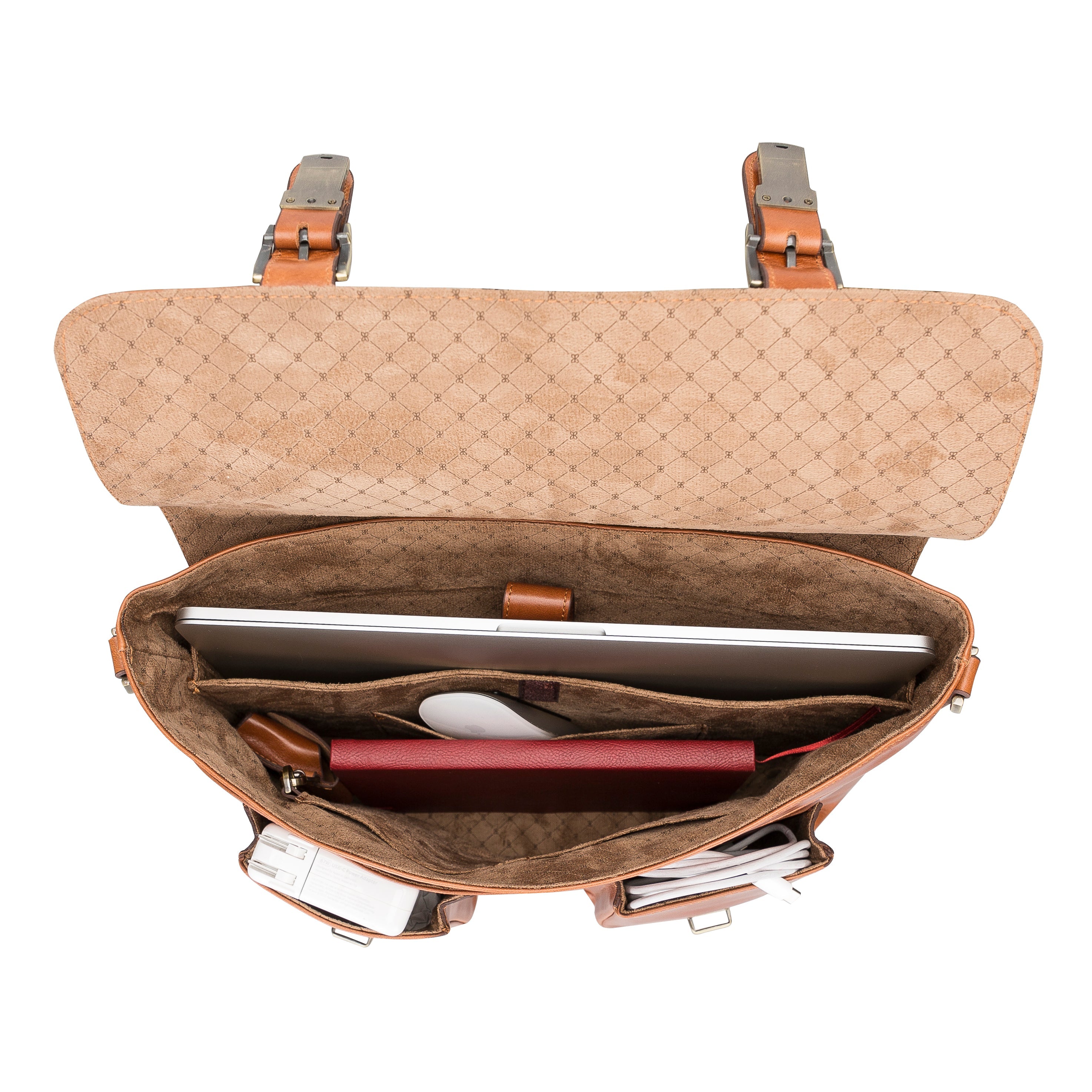 Olympus Genuine Leather Business Briefcase / Laptop Case