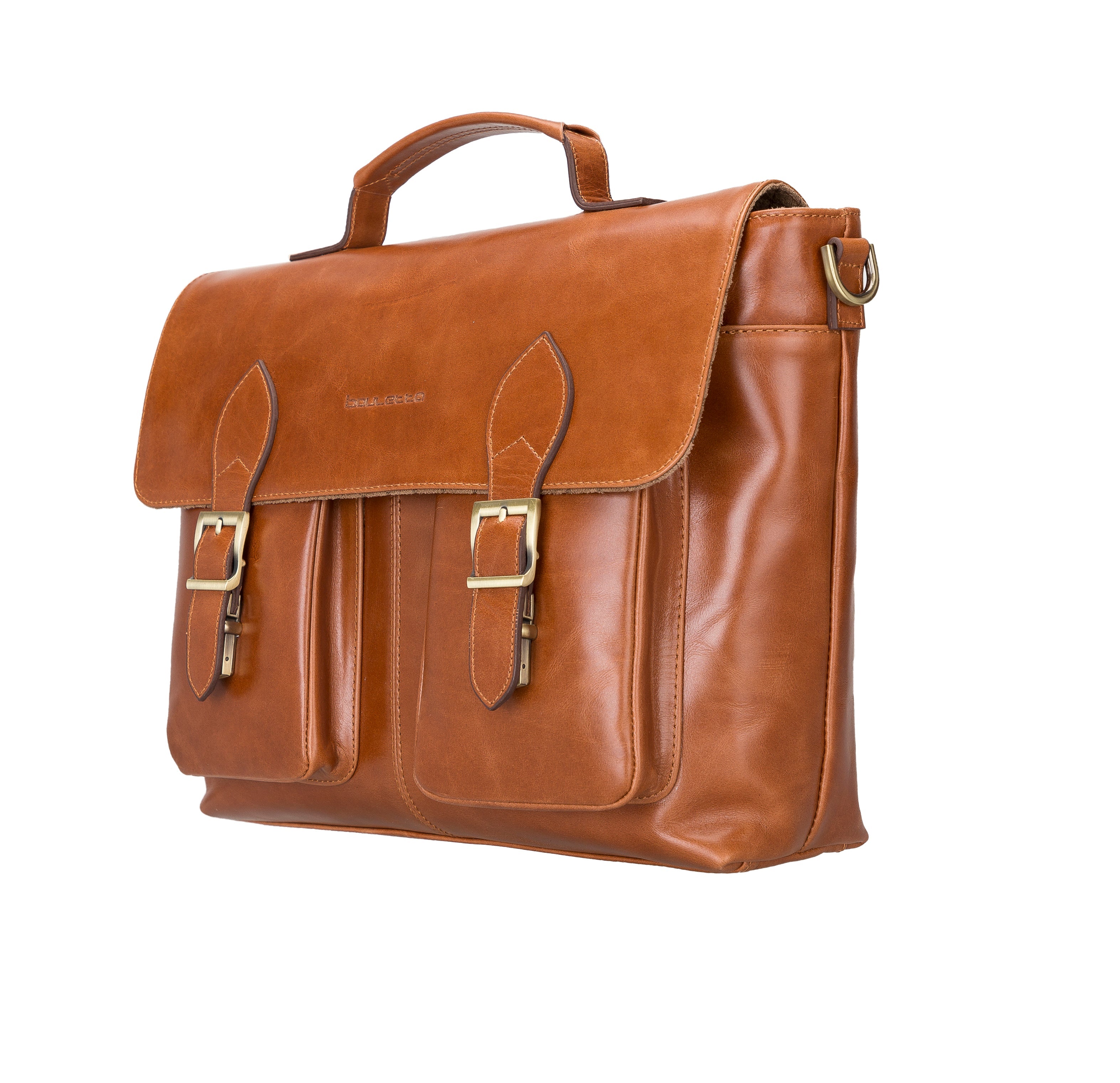 Olympus Genuine Leather Business Briefcase / Laptop Case