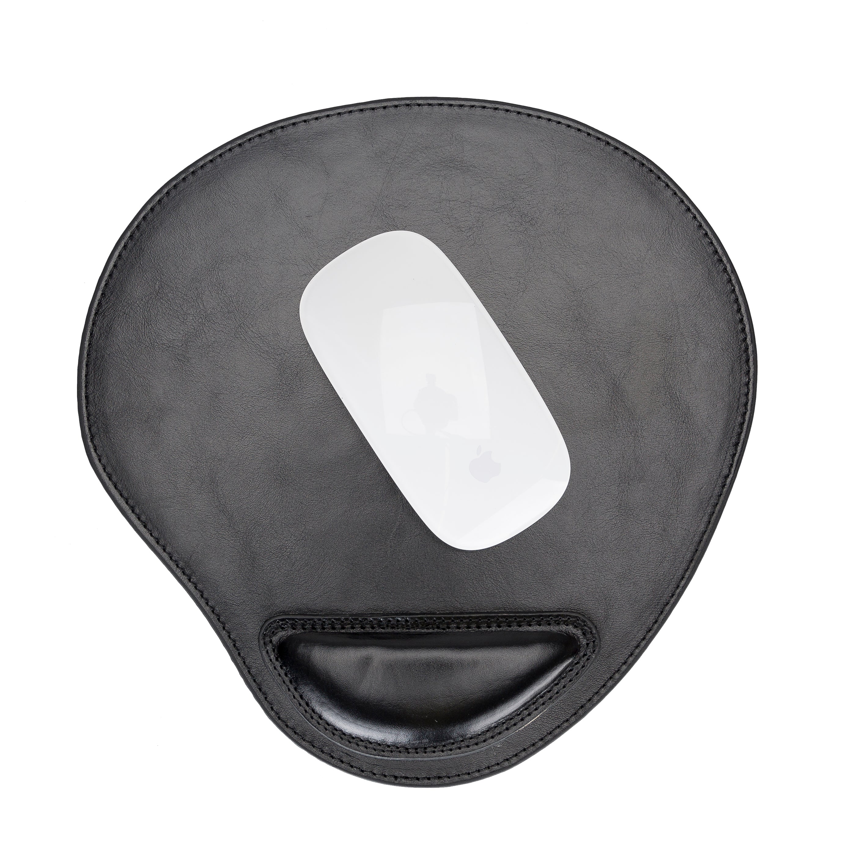 Cushioned Genuine Leather Mouse Pad