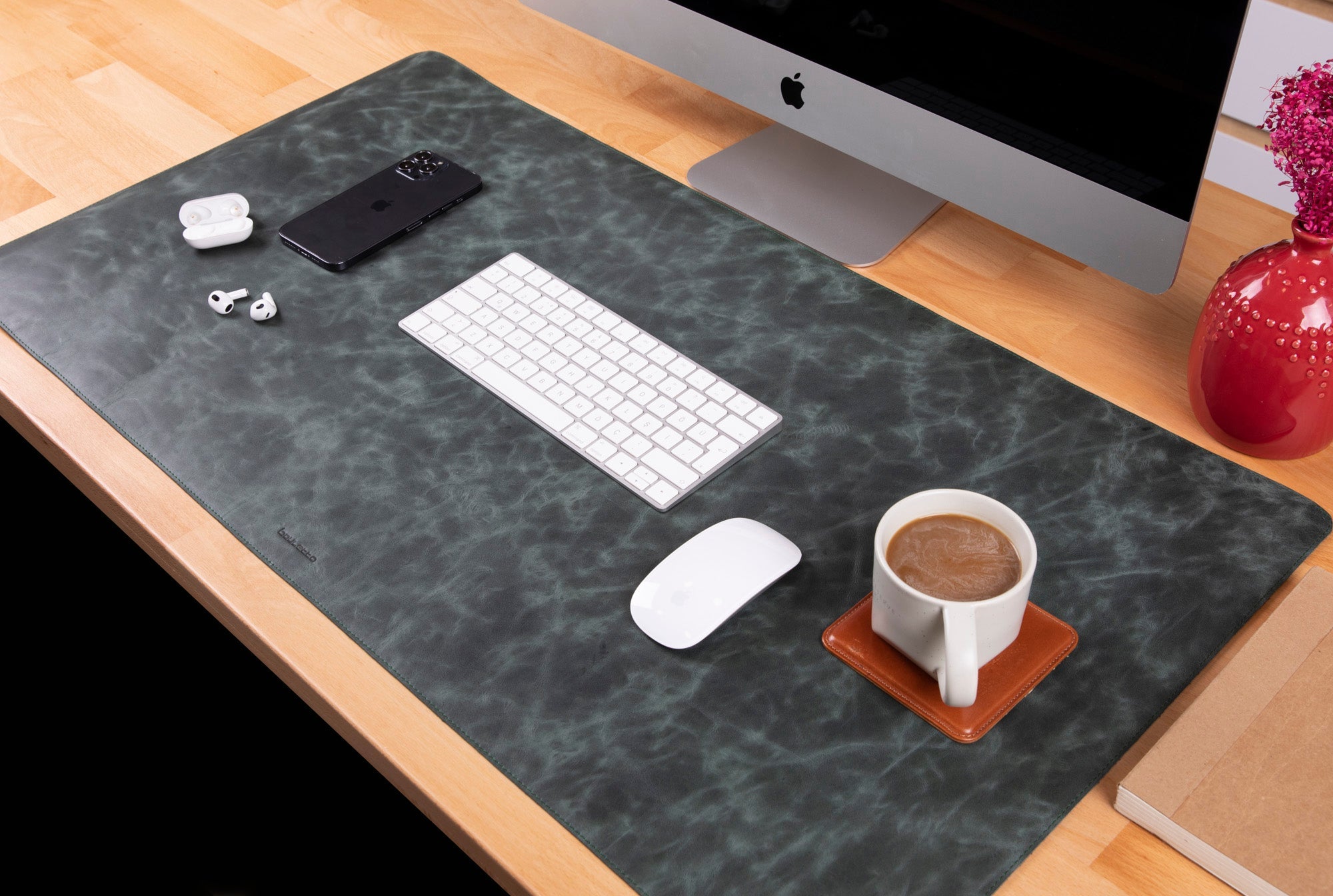 Axion Genuine Natural Leather Desk Mat